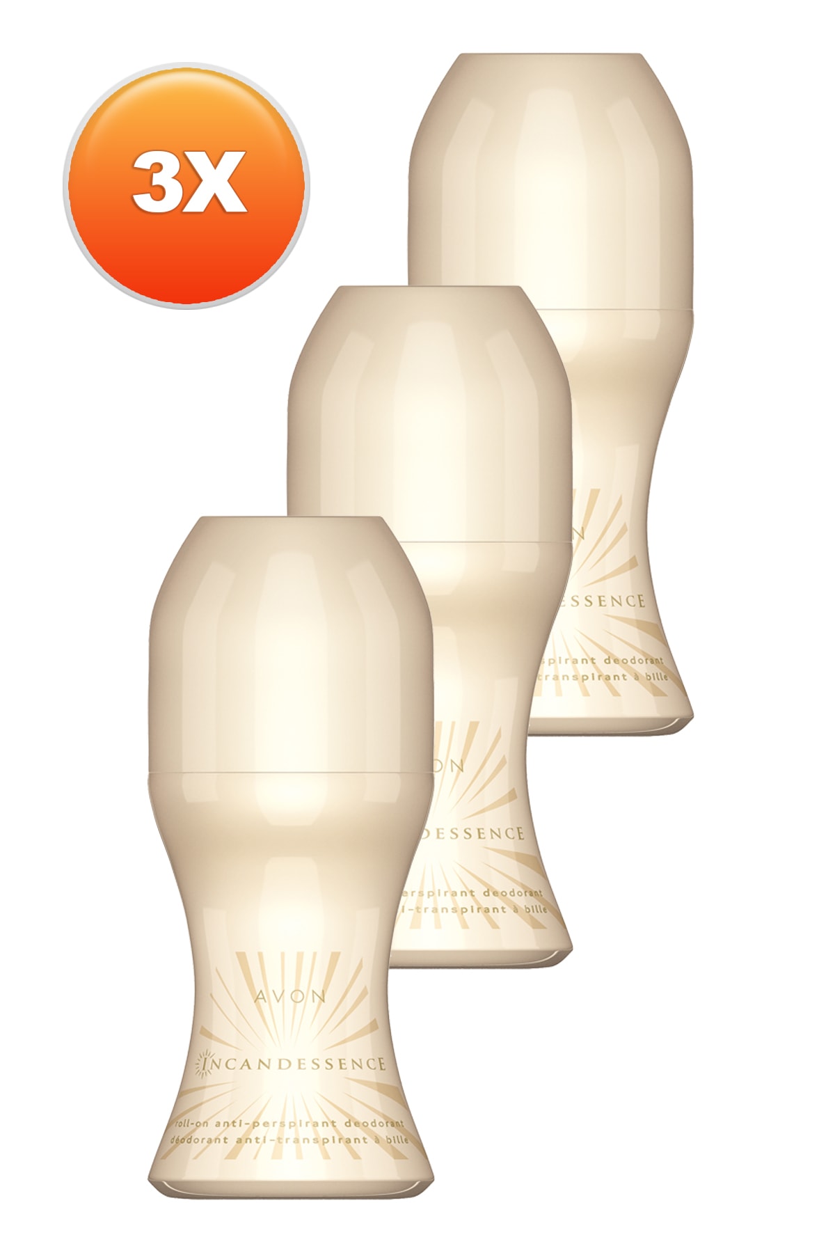 AVON Incandessence Kadın Roll On 3lü Set
