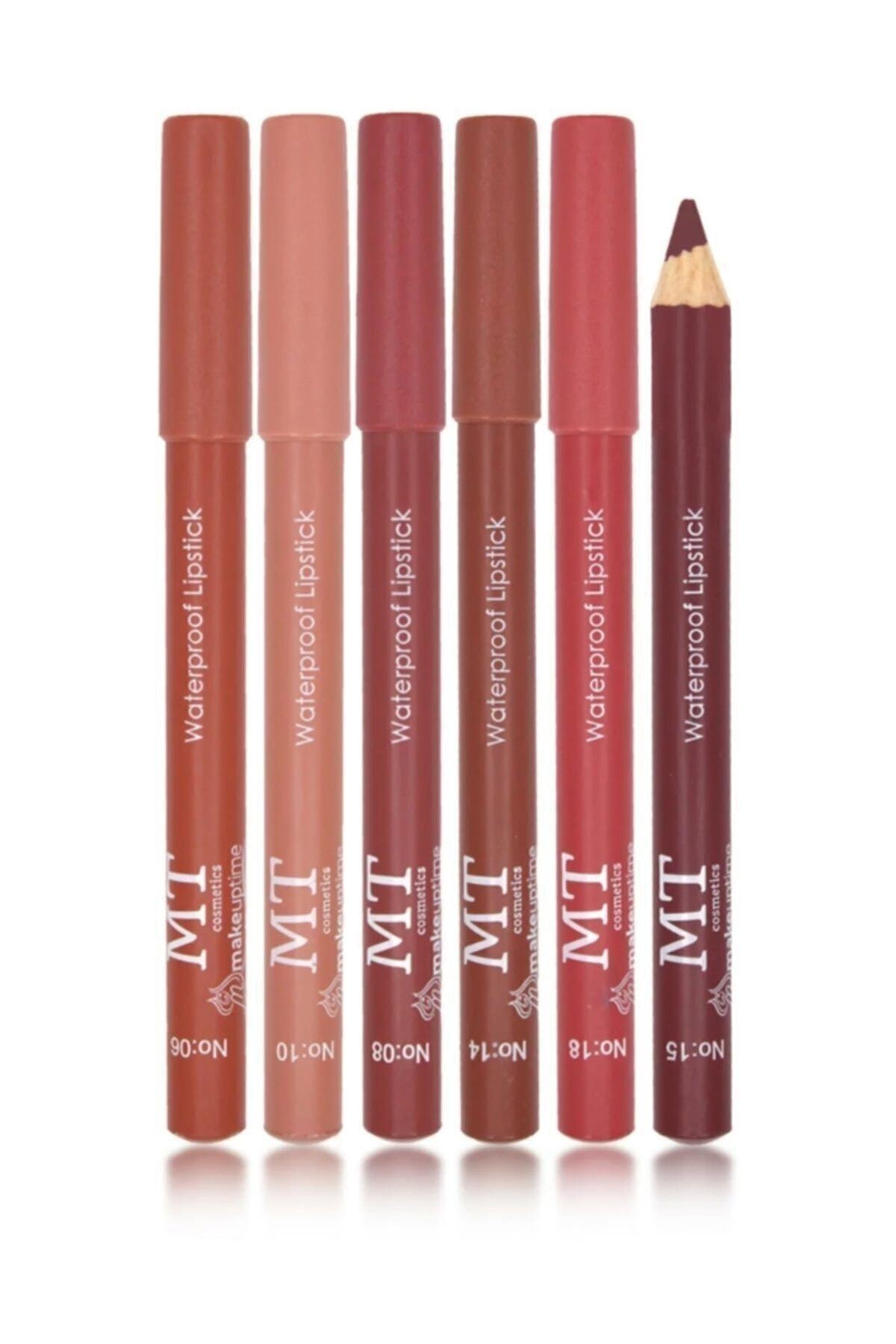 Makeuptime Renkli Matte 6'lı Yumuşak Ruj Seti 02