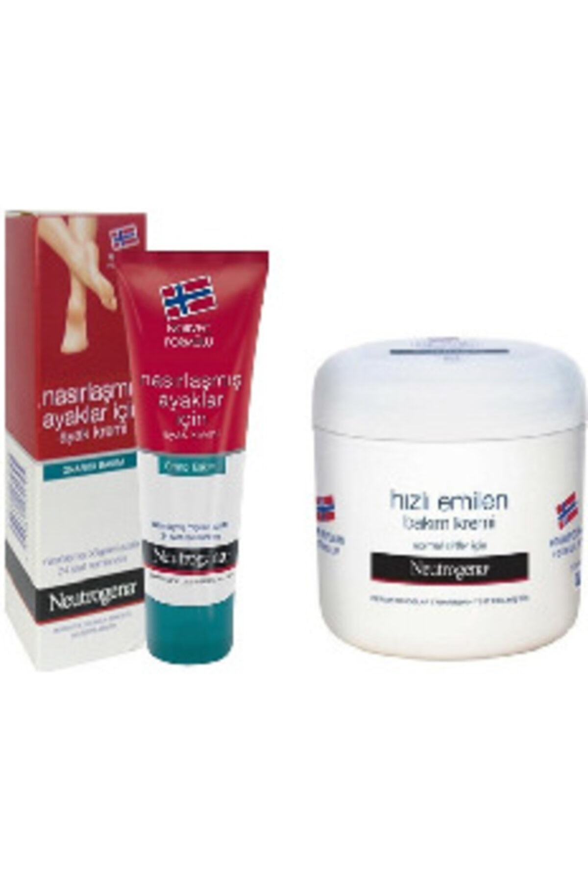 Neutrogena Nasırlaşmış Ayaklar İçin Ayak Kremi 50 ml ve Hızlı Emilen Bakım Kremi 300 ml