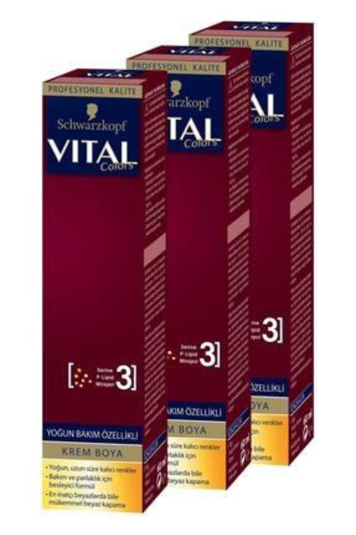 Schwarzkopf Colors Krem Saç Boyası 7-554 Altın Karamel X 3 Adet
