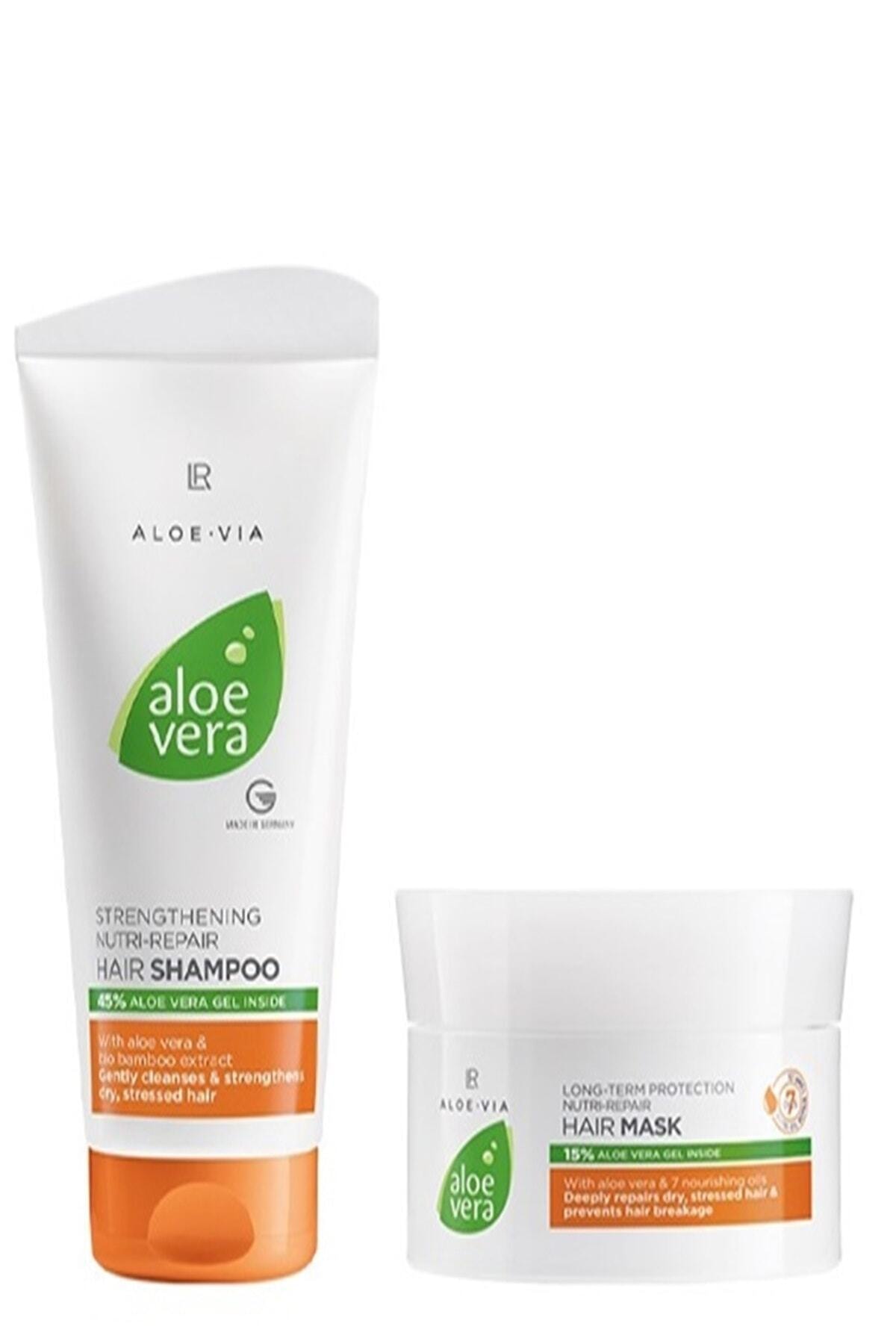 LR Aloe Vera Bakım Şampuanı 200 ml + Aloe Vera Bakım Maskesi 200 ml 8692581400015
