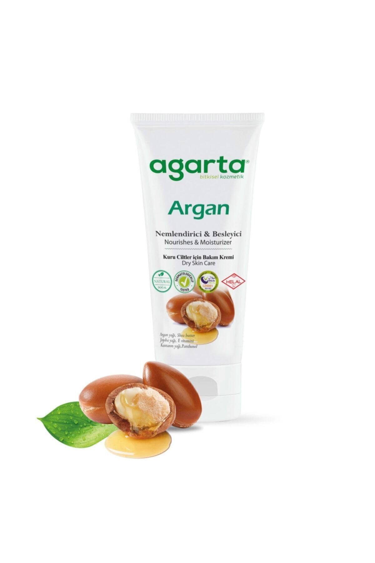 Agarta Doğal Yüz Ve El Besleyici Argan Yağlı Cilt Bakım Kremi 75 ml