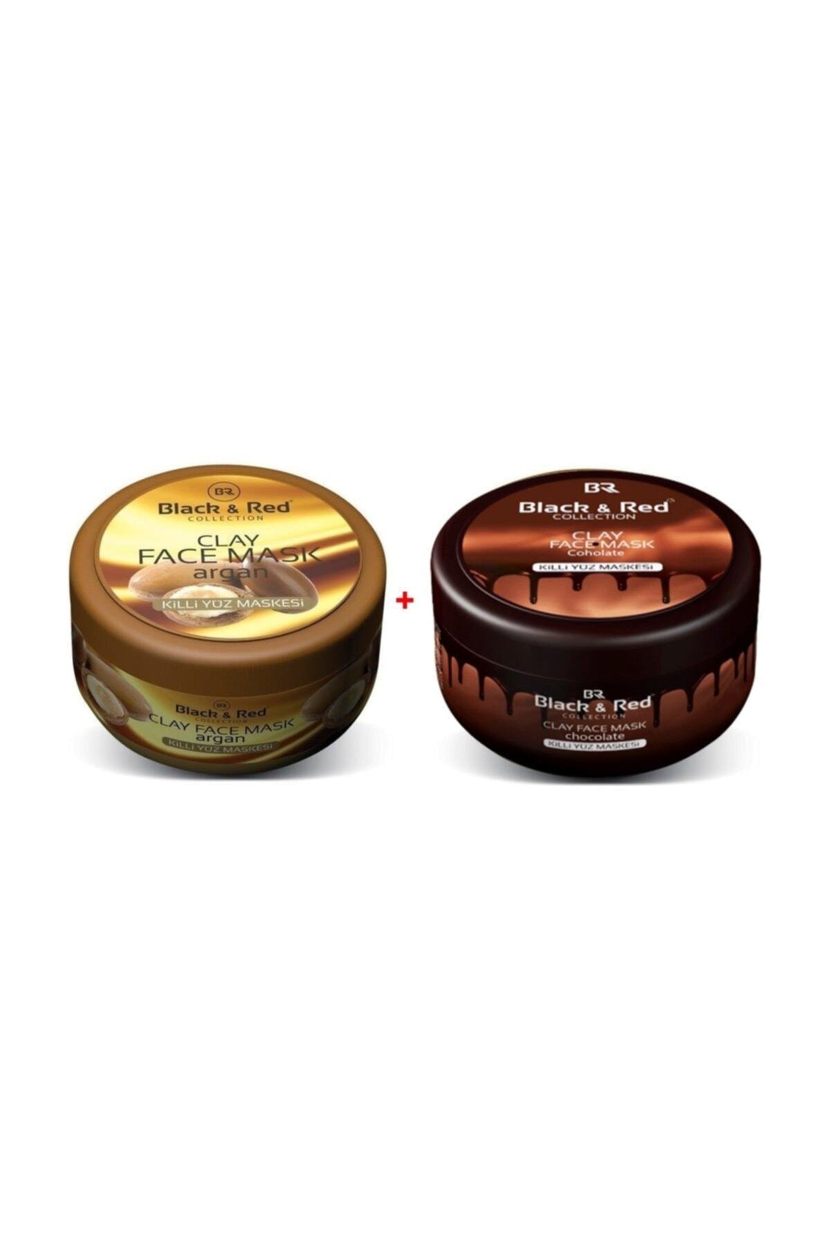 Black Red Killi Yüz Maskesi Argan Yağlı 400 Ml + Çikolatalı 400 Ml