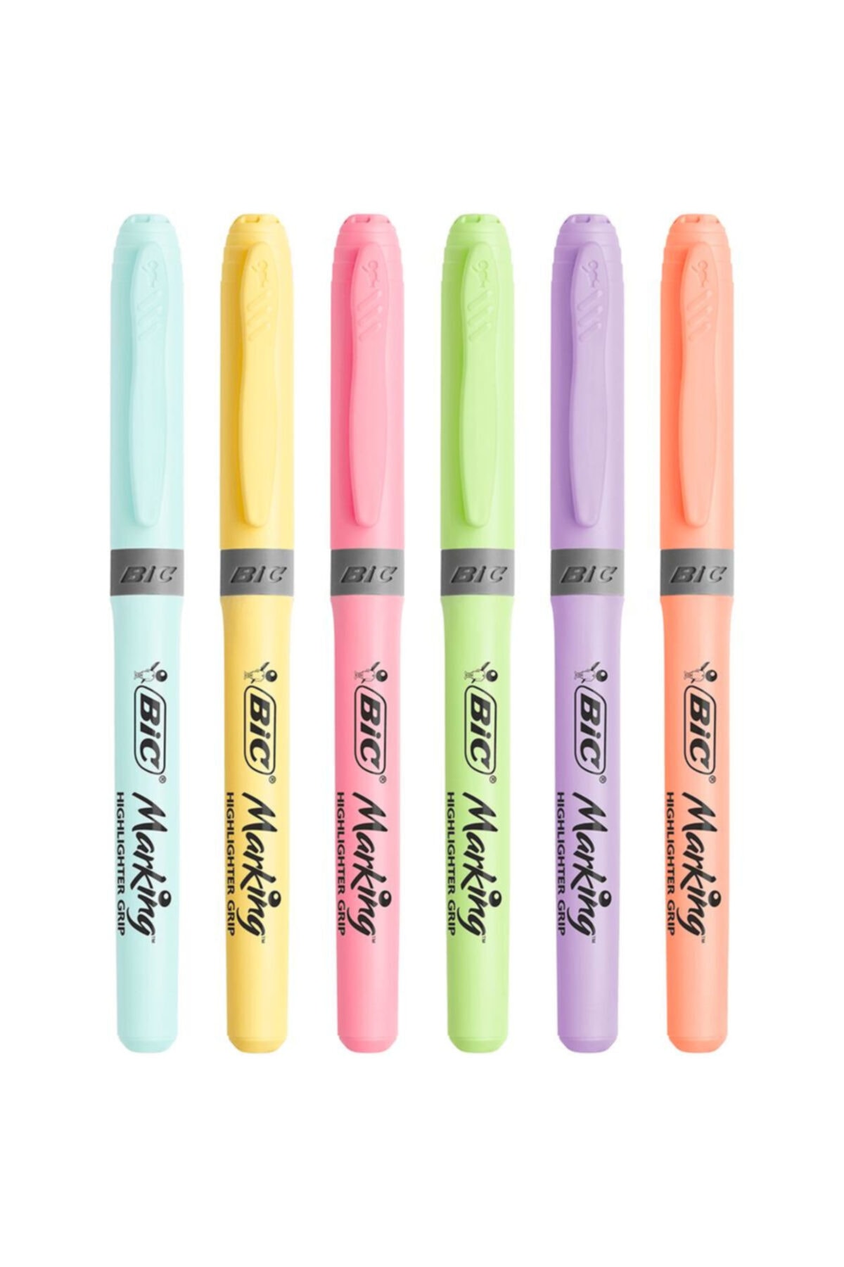 Bic Markıng Hıghlıghter Grıp Pastel 6'lı 992561
