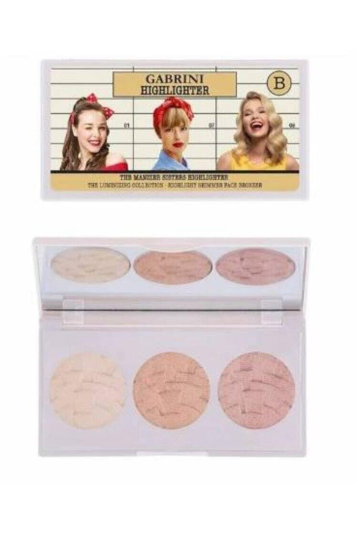 Gabrini Aydınlatıcı Paleti Highlighter 3'lü B 8696814074003