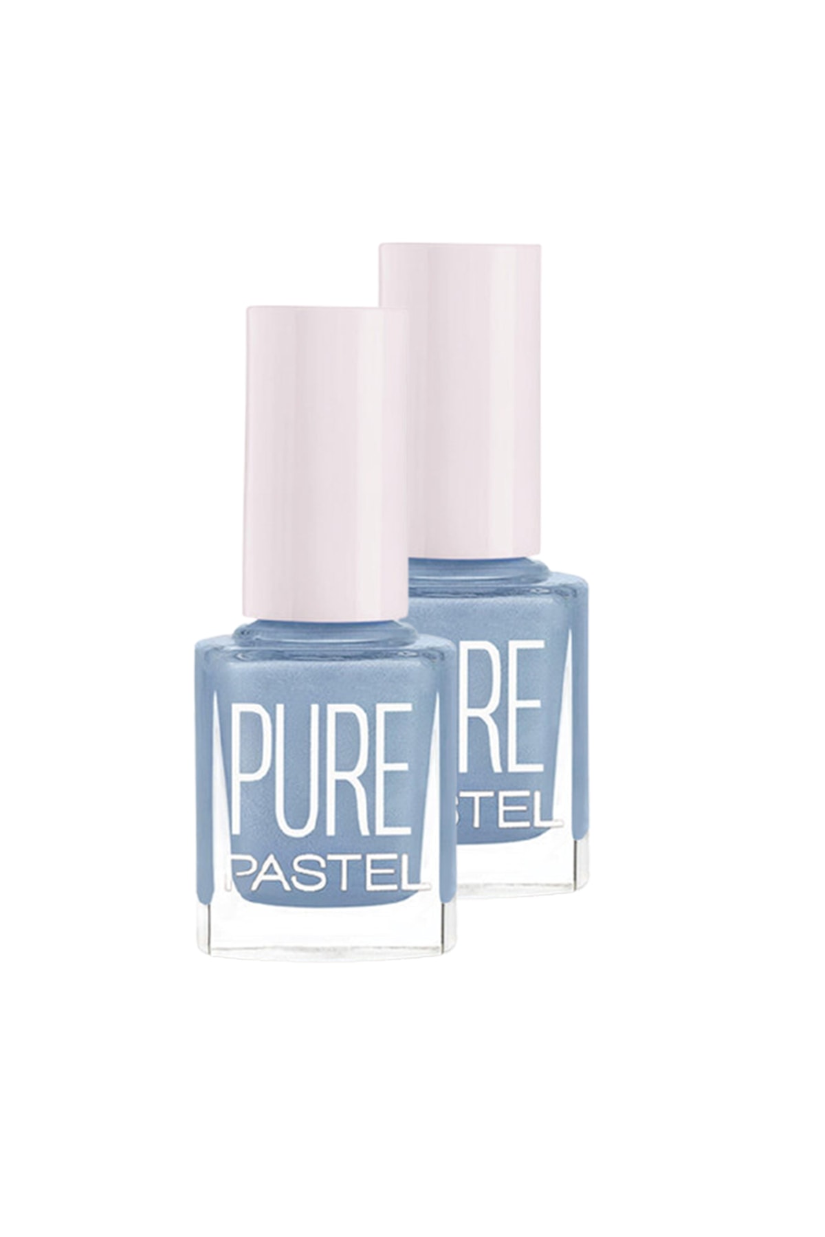 Pastel Pure Açık Mavi Gökyüzü Rengi Oje 2'li Set