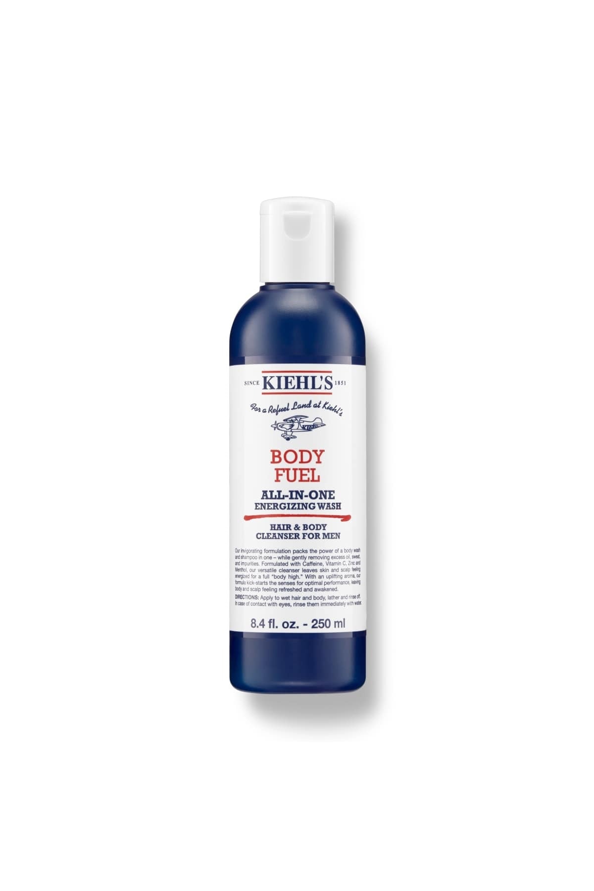 Kiehl's Body Fuel Erkekler İçin 3'ü Bir Arada Enerji veren Yıkama Jeli 250 ml