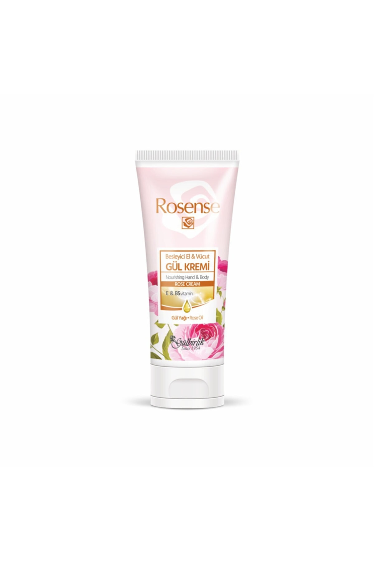 Rosense Besleyici El Ve Vücut Gül Kremi - 75 ml