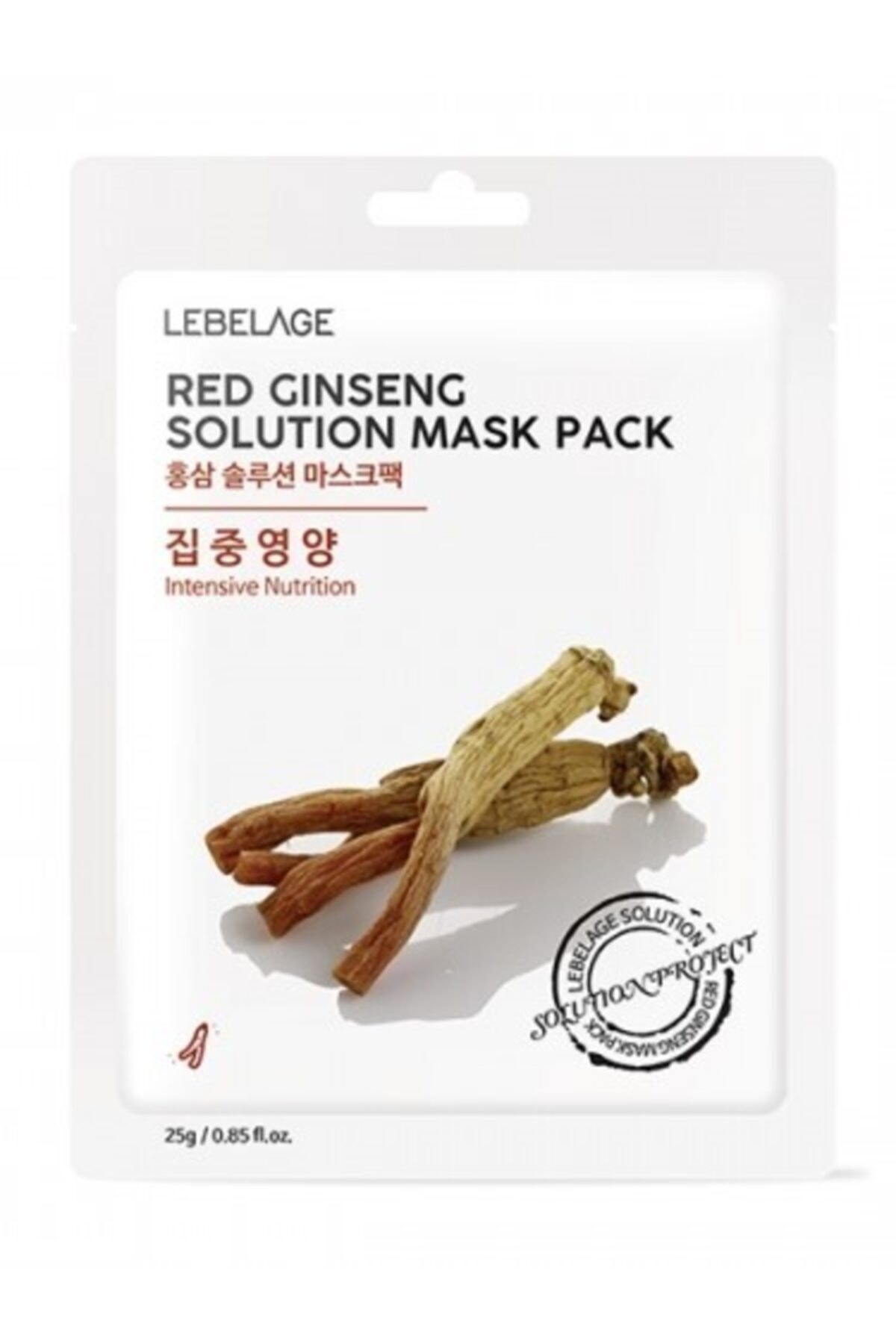 LEBELAGE Yaşlanma Karşıtı Kore Ginseng Özlü Yaprak Maske