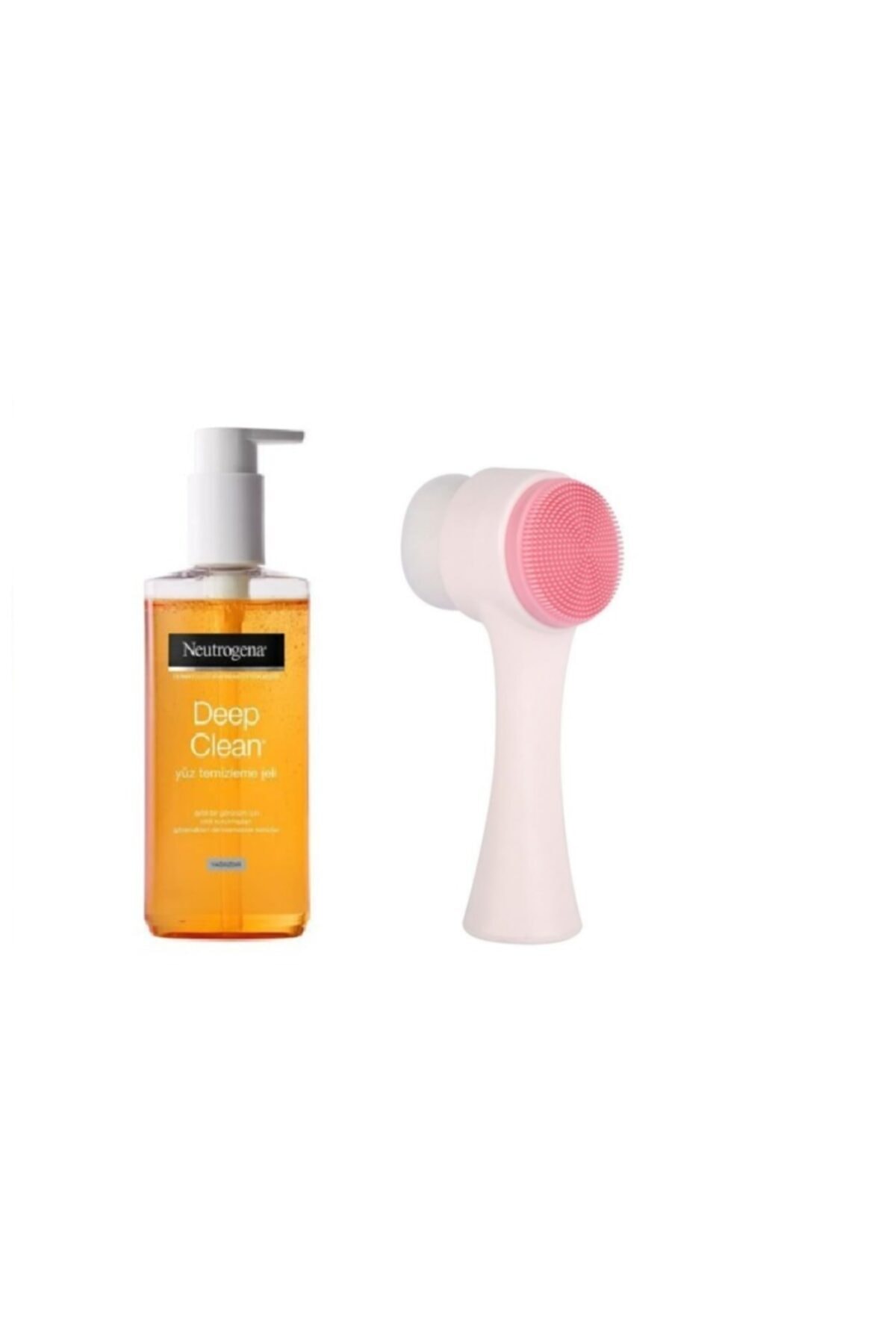 Neutrogena Deep Clean Yüz Temizleme Jeli 200ml + Yüz Temizleme Fırçası