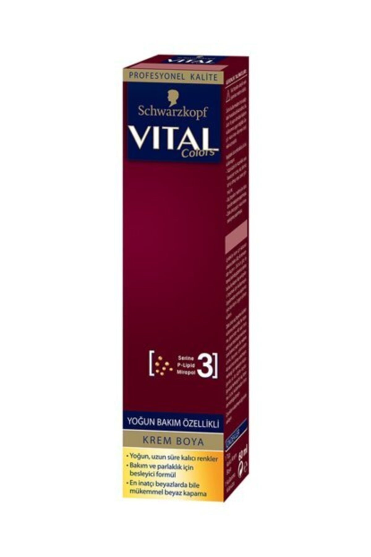 Schwarzkopf Kumral Colors Tüp Boya 6-00