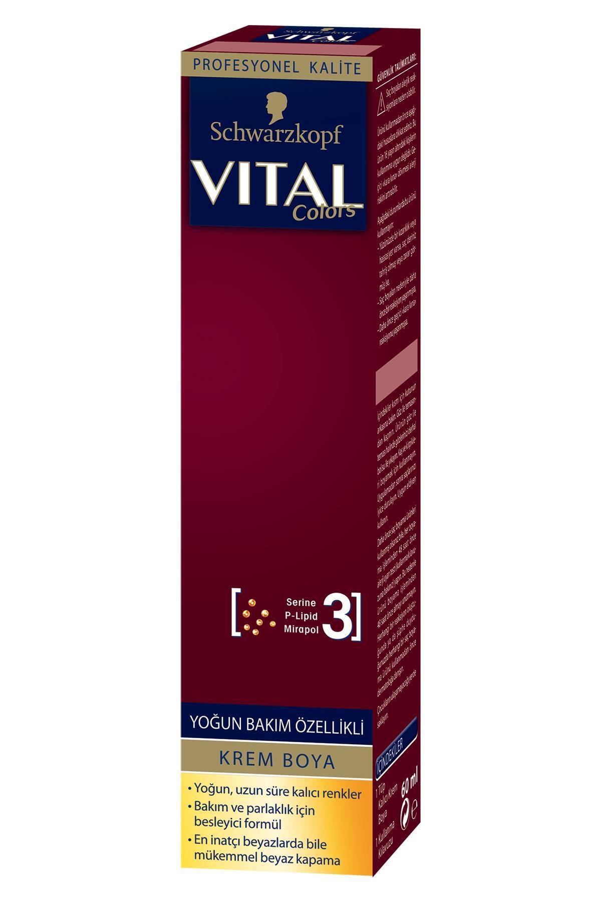 Schwarzkopf Colors Krem Saç Boyası 7-65 Koyu Fındık Kabuğu - 60 ml