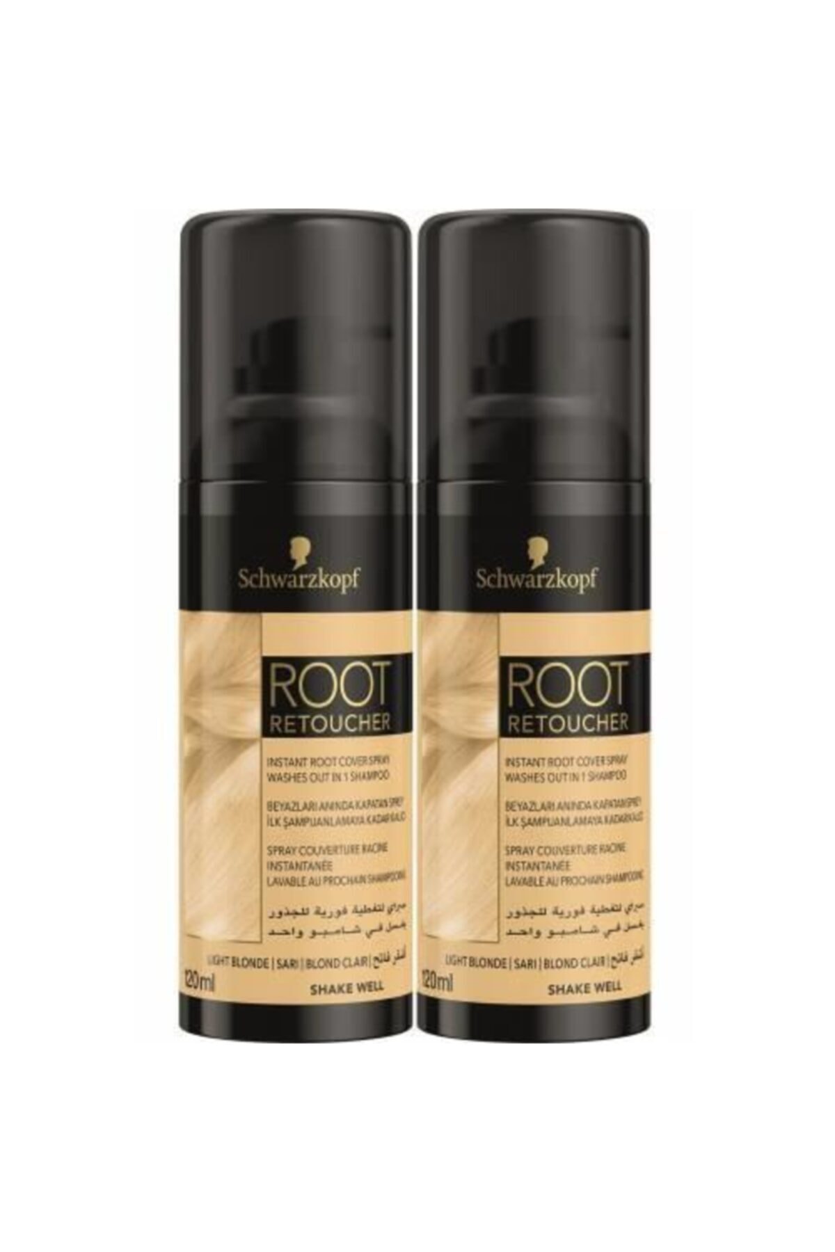 Schwarzkopf Root Retoucher Beyazları Anında Kapatan Sprey Boya Sarı 120 ml