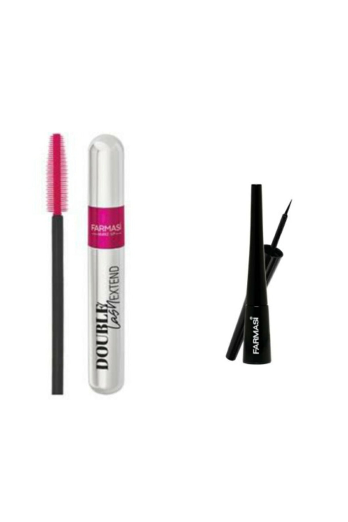 Farmasi Double Lash Extend Çift Etkili Maskara + Deep Look Eyeliner 01