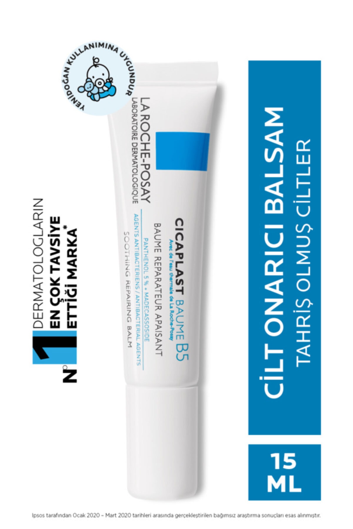 La Roche Posay La Roche-posay Cicaplast Baume B5 15 Ml Yatıştırıcı Ve Onarıcı Krem