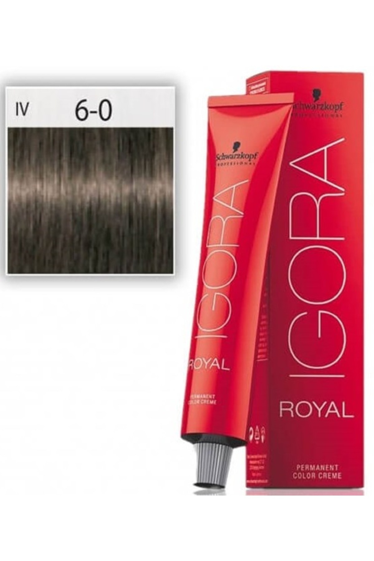 Schwarzkopf Igora Royal 6-0 Koyu Kumral 60ml Boya