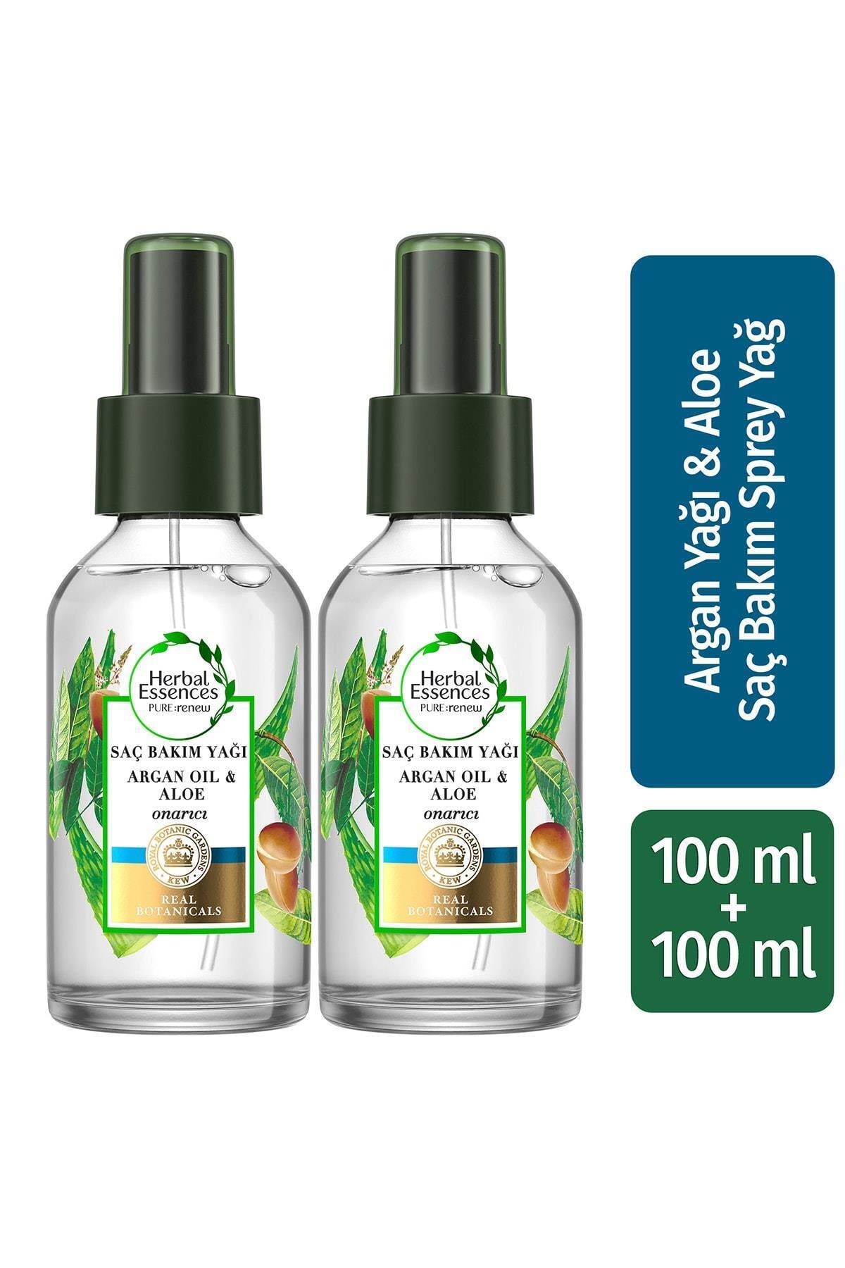 Herbal Essences Argan Yağlı Onarıcı Sprey Yağ 100 ml 2 Adet