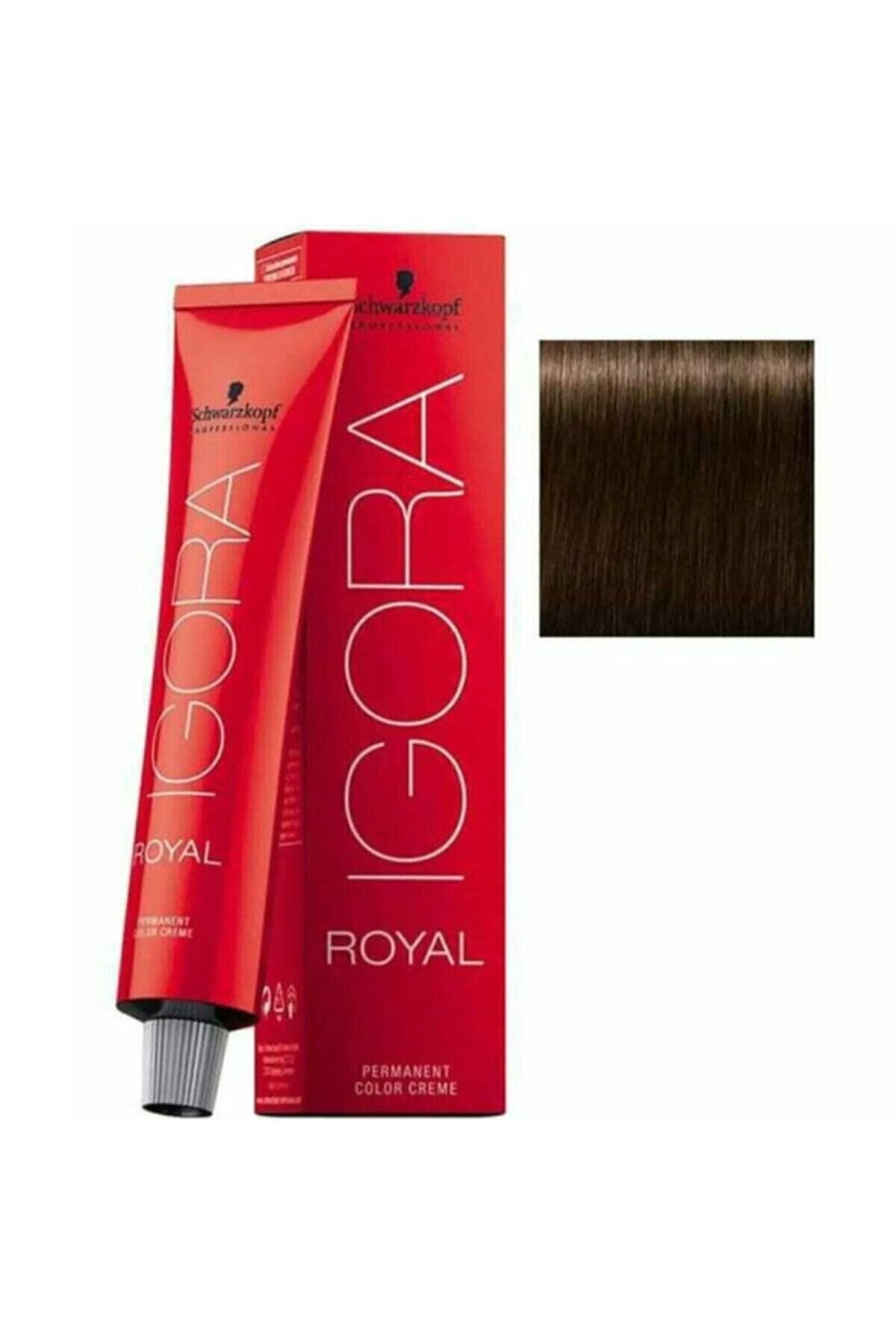 Schwarzkopf Igora Royal Saç Boyası 4-65 60ml 4045787206203 Kahve Çikolata Altın