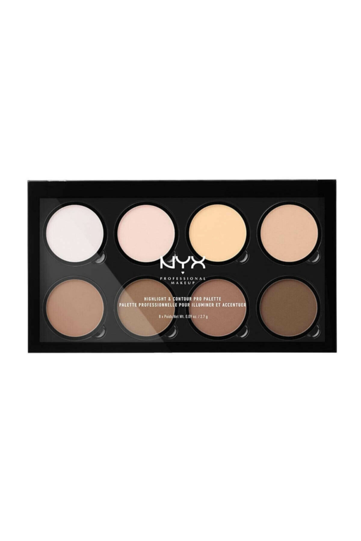 NYX Professional Makeup Aydınlatıcı & Kontür Paleti - Highlight & Contour Pro Palette 208 g 800897836245