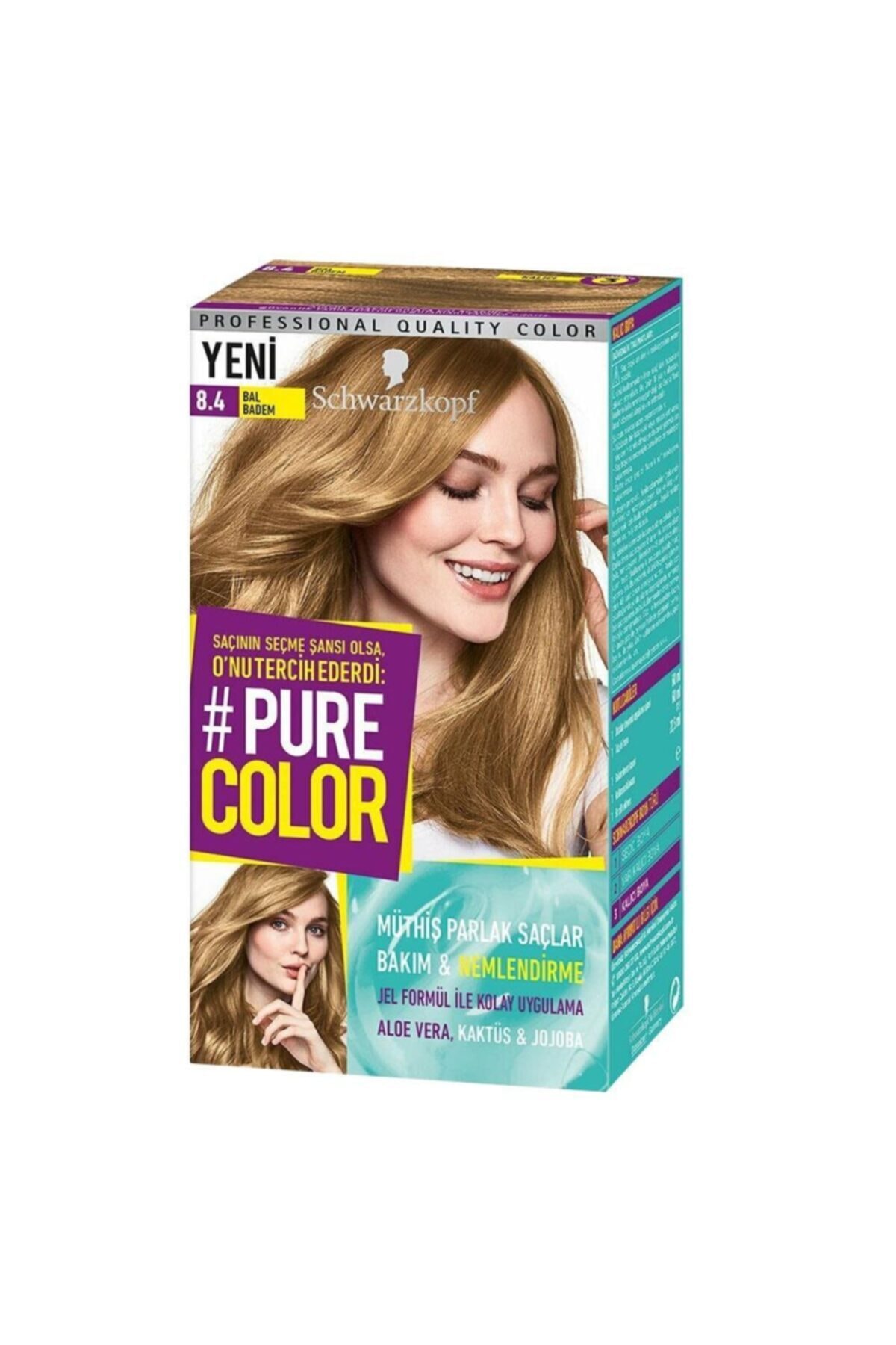Schwarzkopf Pure Color 8-4 Bal Badem