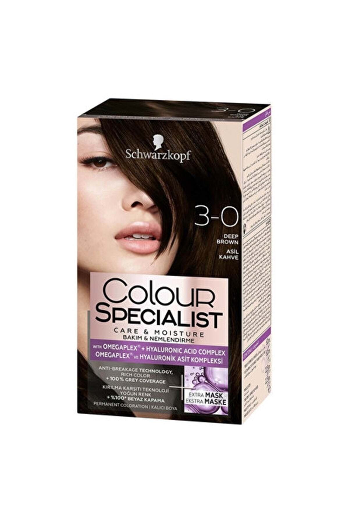 Schwarzkopf Colour Specialist Asil Kahve 3-0