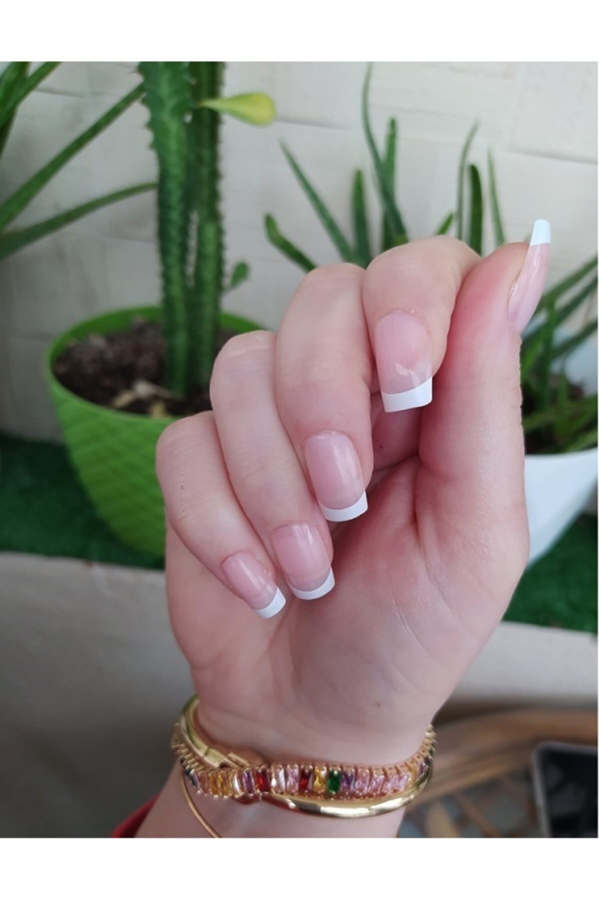 SHUSHU Monicatime 24 Lü Takma Tırnak ( Ten French )