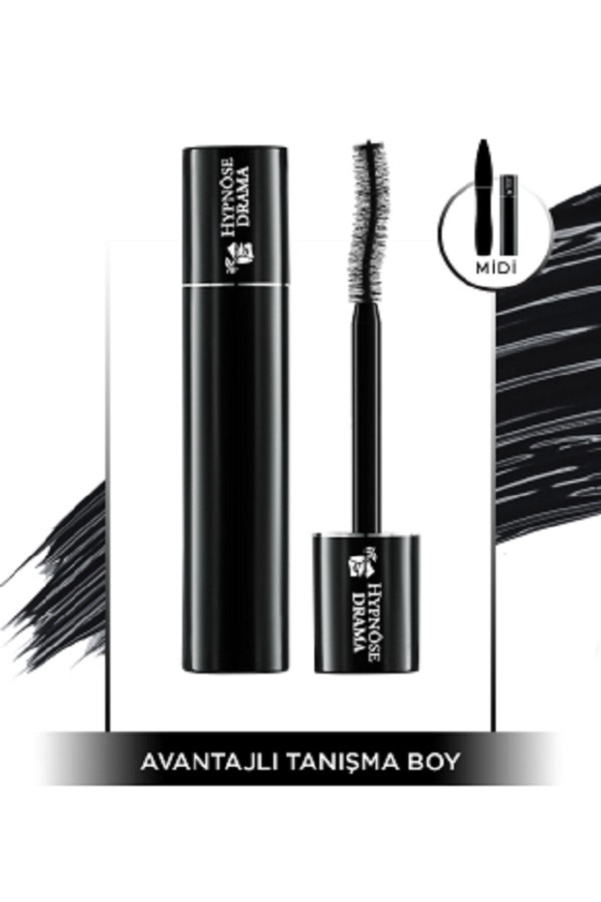 Lancome Hypnose Drama Anında Dolgunluk ve Hacim Etkili Siyah Midi Maskara 01 Noir 3614271377999