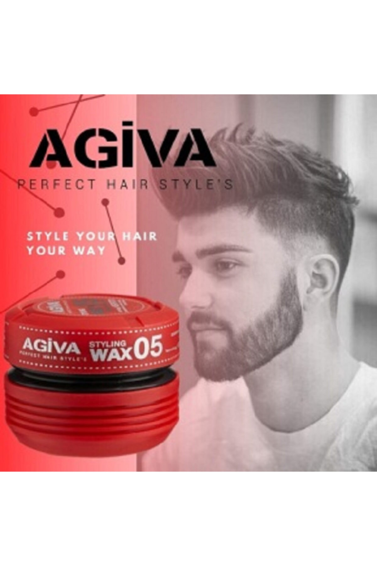 Agiva wax Agiva Stylıng Wax 05 Tecnology+keratın