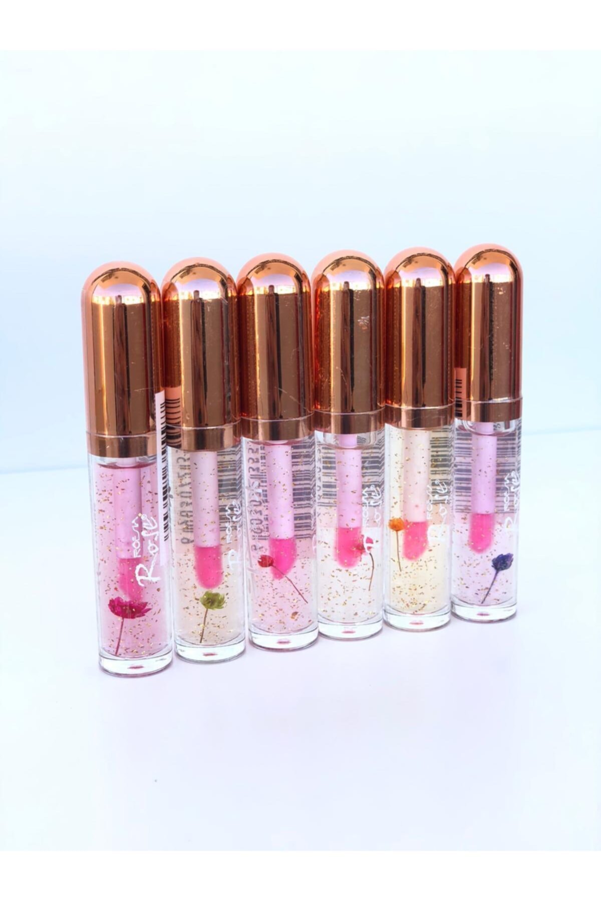 AİLY COSMETİCS Rose Çiçekli, Kokulu Dudak Parlatıcı & Sihirli Ruj