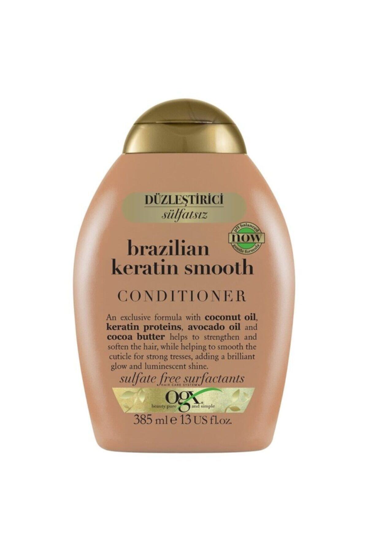 OGX Düzleştirici Brezilya Keratin Saç Bakım Kremi 385 ml