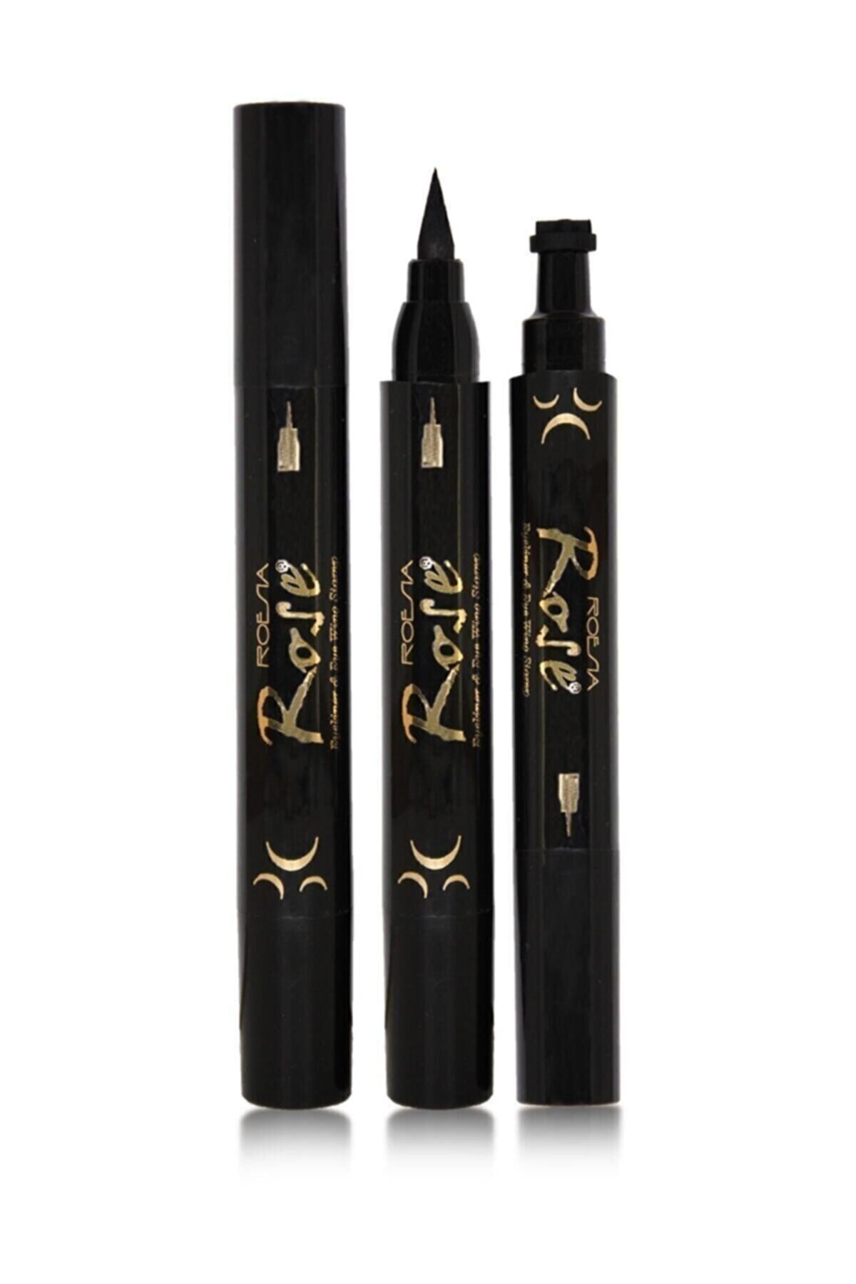 Rose Roesıa Cosmetics Çift Uçlu Ay Desenli Kalem Eyeliner 1 Adet