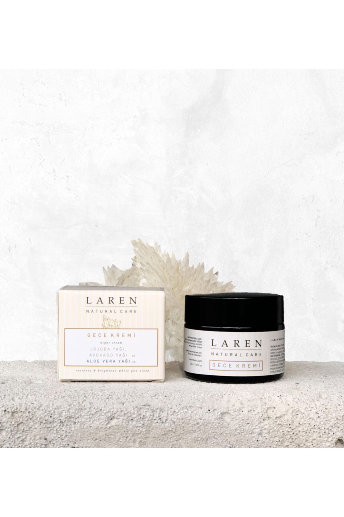 Laren Natural Care Borlu Doğal Ve Onarıcı Gece Kremi 50 Ml