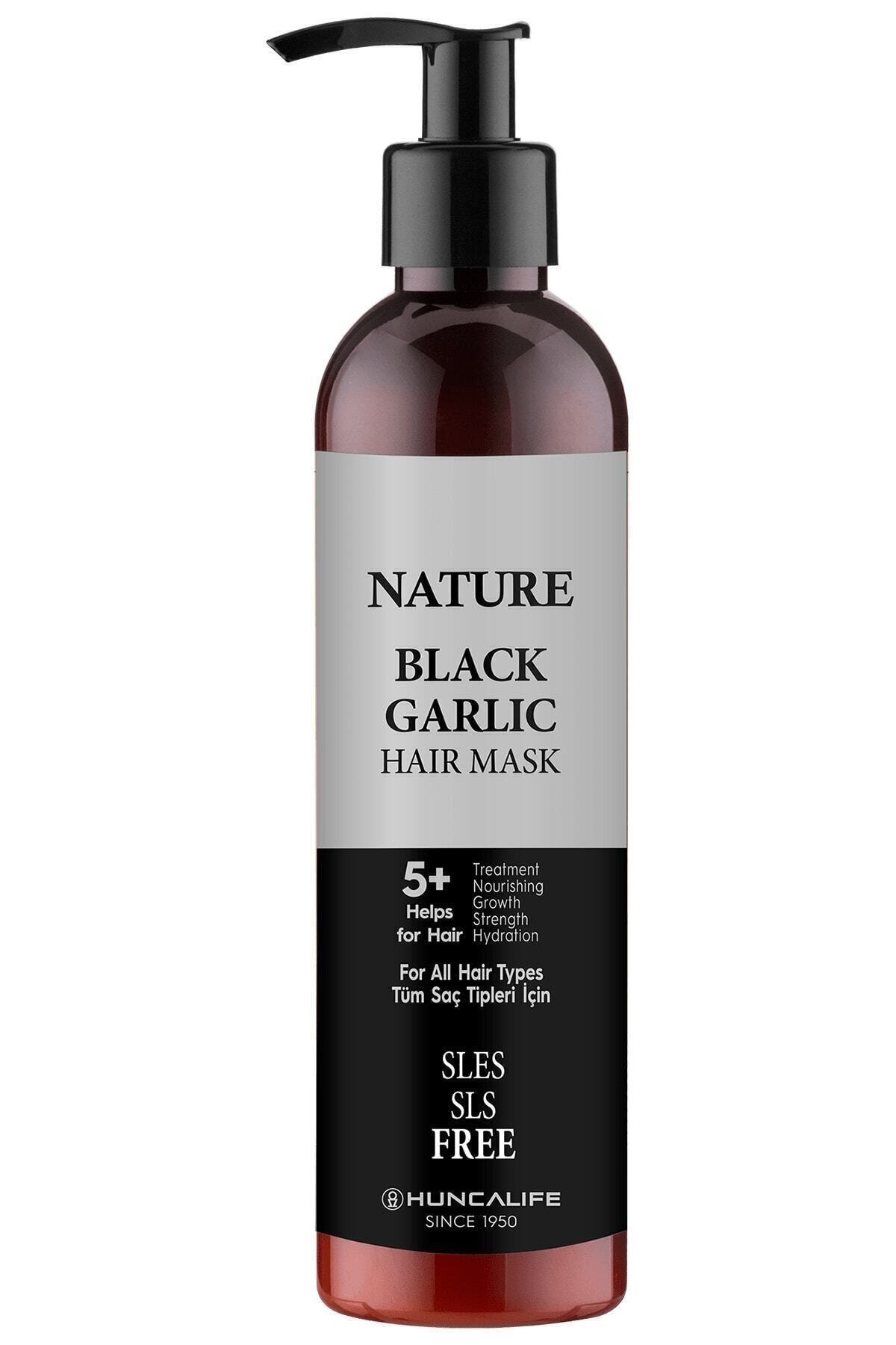 Huncalife Nature Siyah Sarımsaklı Saç Maskesi 250 ml