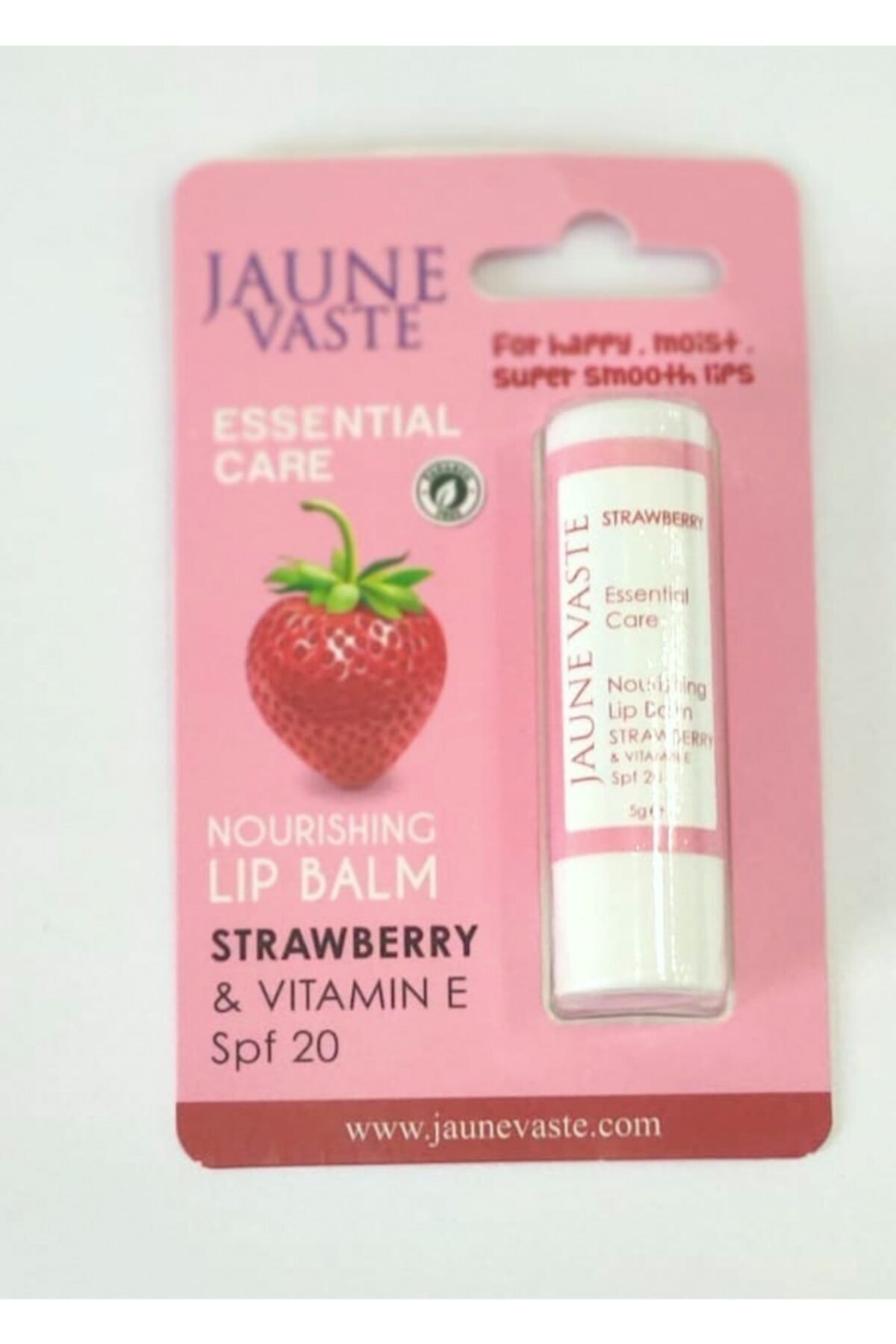 Jaune Vaste Çilek Aromalı ( Vitamin E )dudak Koruyucu 5gr