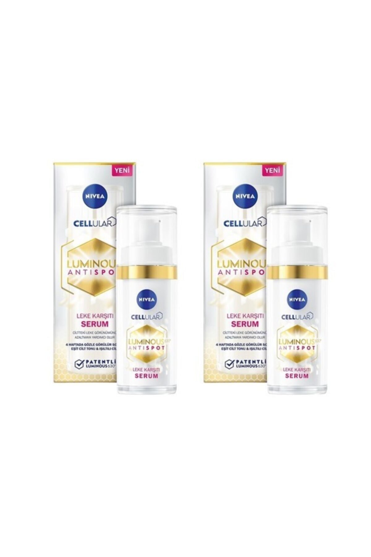 NIVEA Nıvea Lumınous 630 Leke Karşıtı ( Giderici) Serum 30 Ml *2 Adet