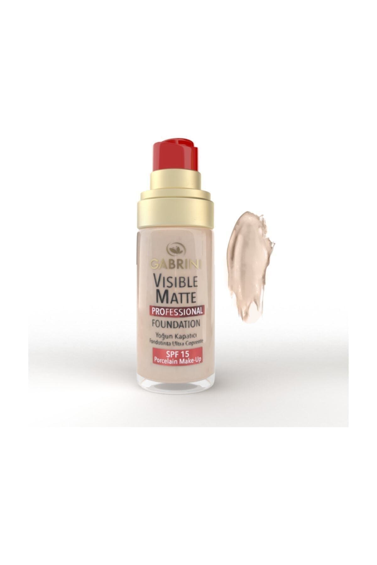 Gabrini Visible Matte Fondöten Açık Ton 30 ml