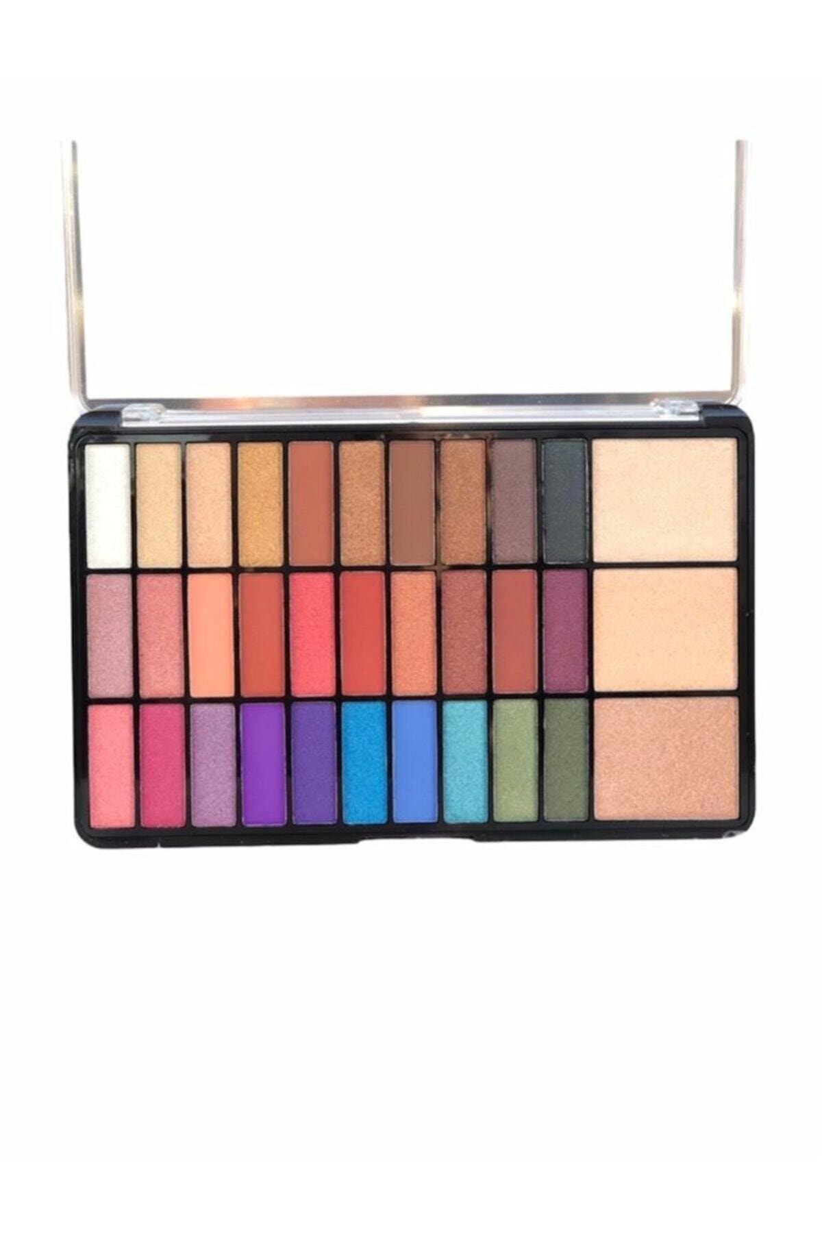 33'lü Far Paleti Renkli & Eyeshadow Hıghlıght Palette