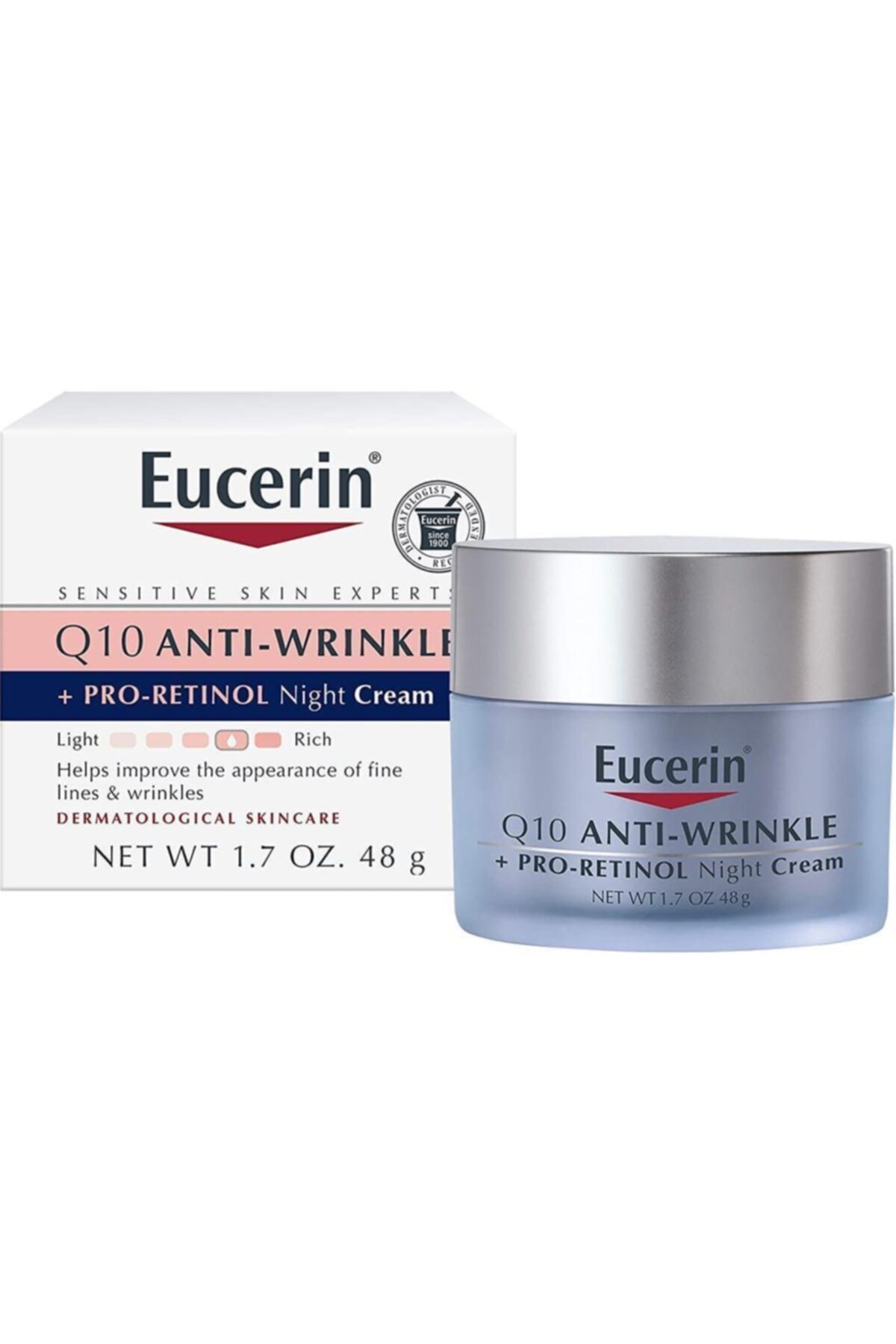 Eucerin Q10 Anti-wrinkle + Pro-retinol Gece Kremi 48gr