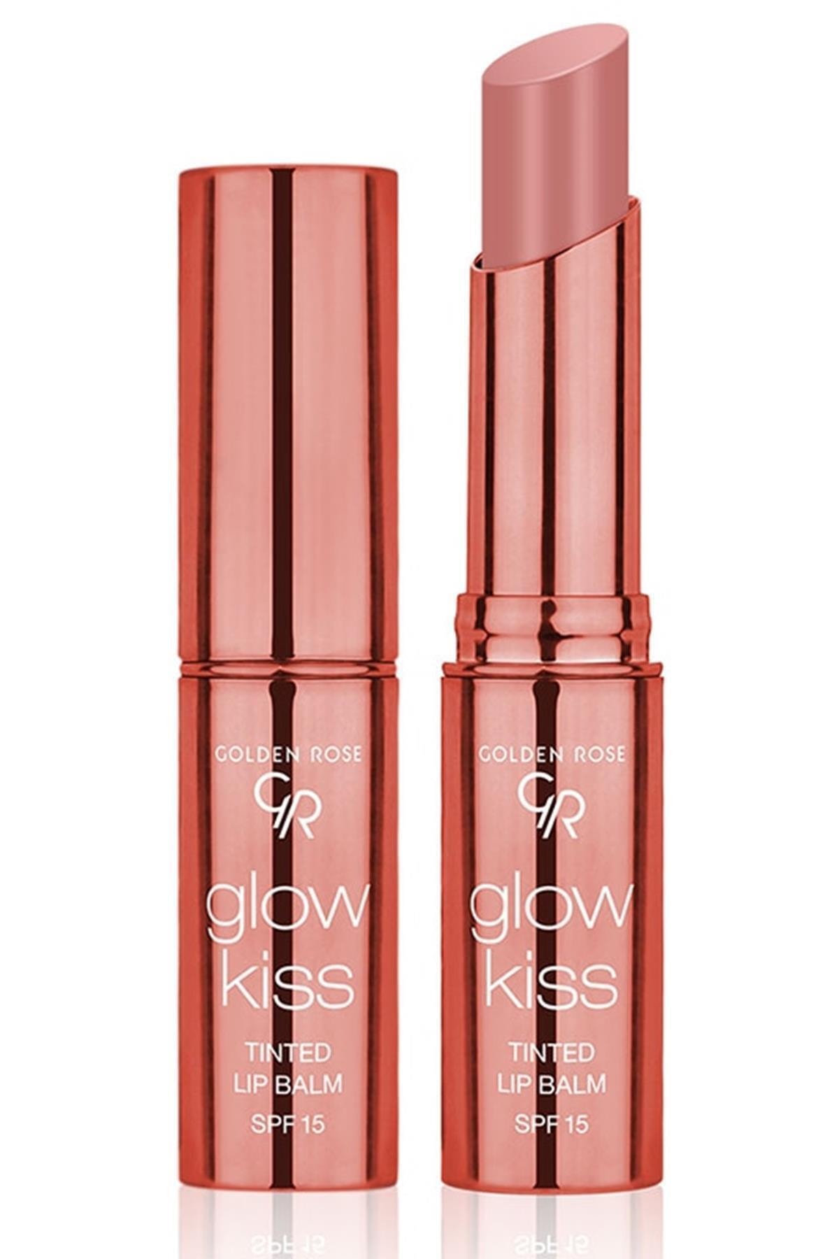 Golden Rose Glow Kiss Tinted Lip Balm Ruj 01 Vanilla Latte Ruj