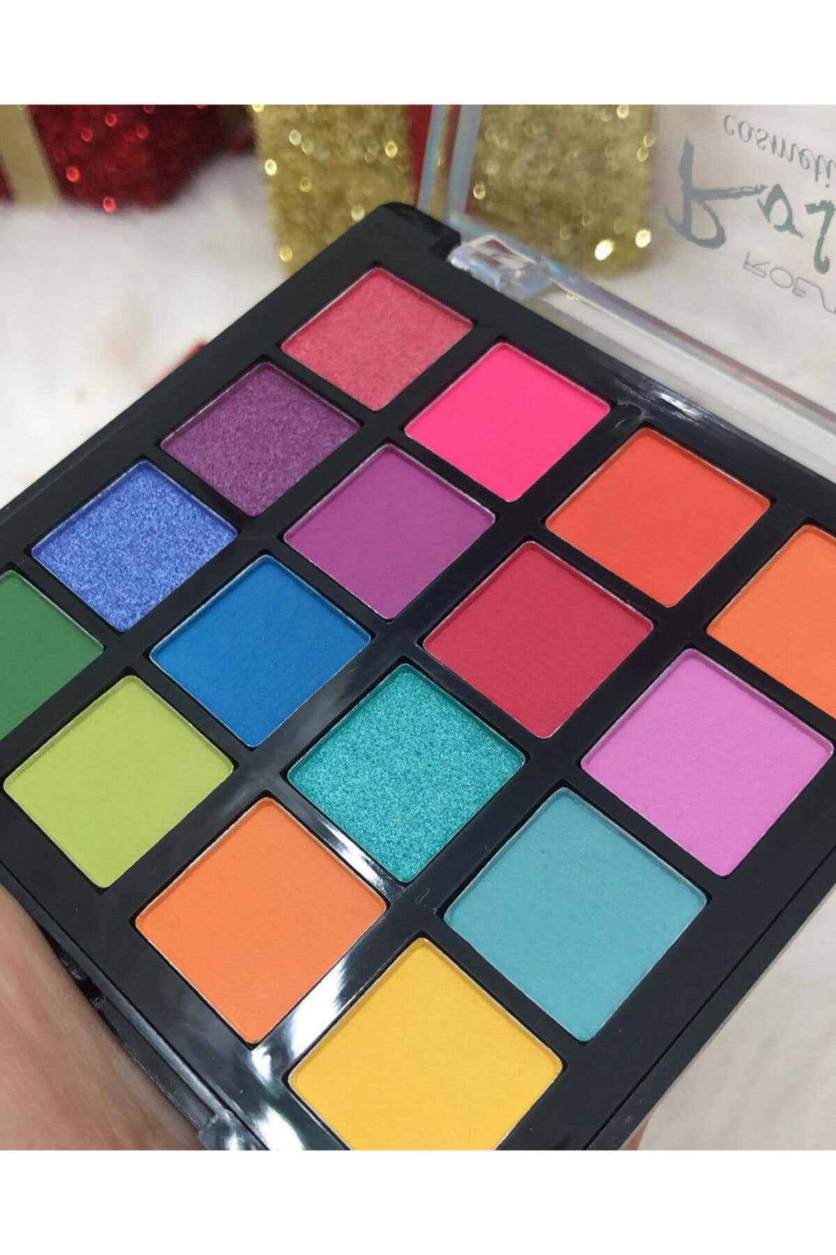AİLY COSMETİCS Aily 16'lı Renkli Göz Far Paleti Neon
