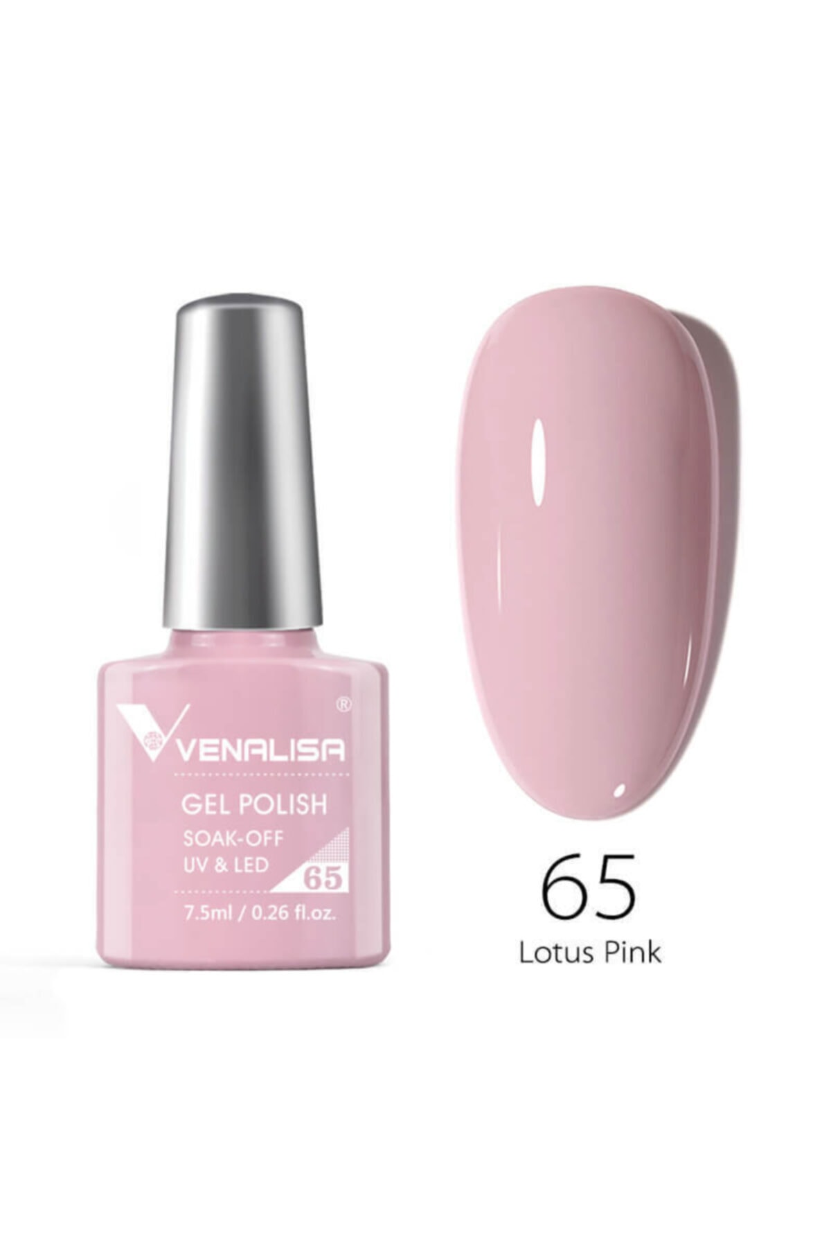 Venalisa 7.5 Ml Uv Led Kalıcı Oje Lotus Pink No.65