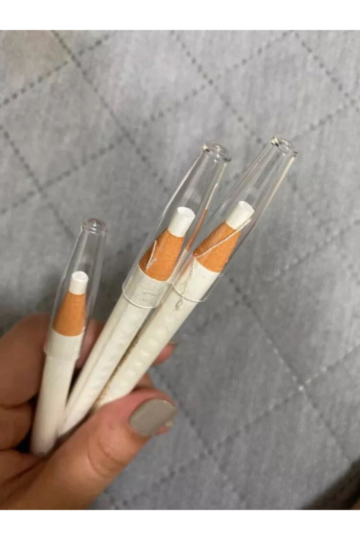 İthalSepeti 1 Adet Beyaz Kalıcı Makyaj Ipli Işaretleme Kalemi Microblading