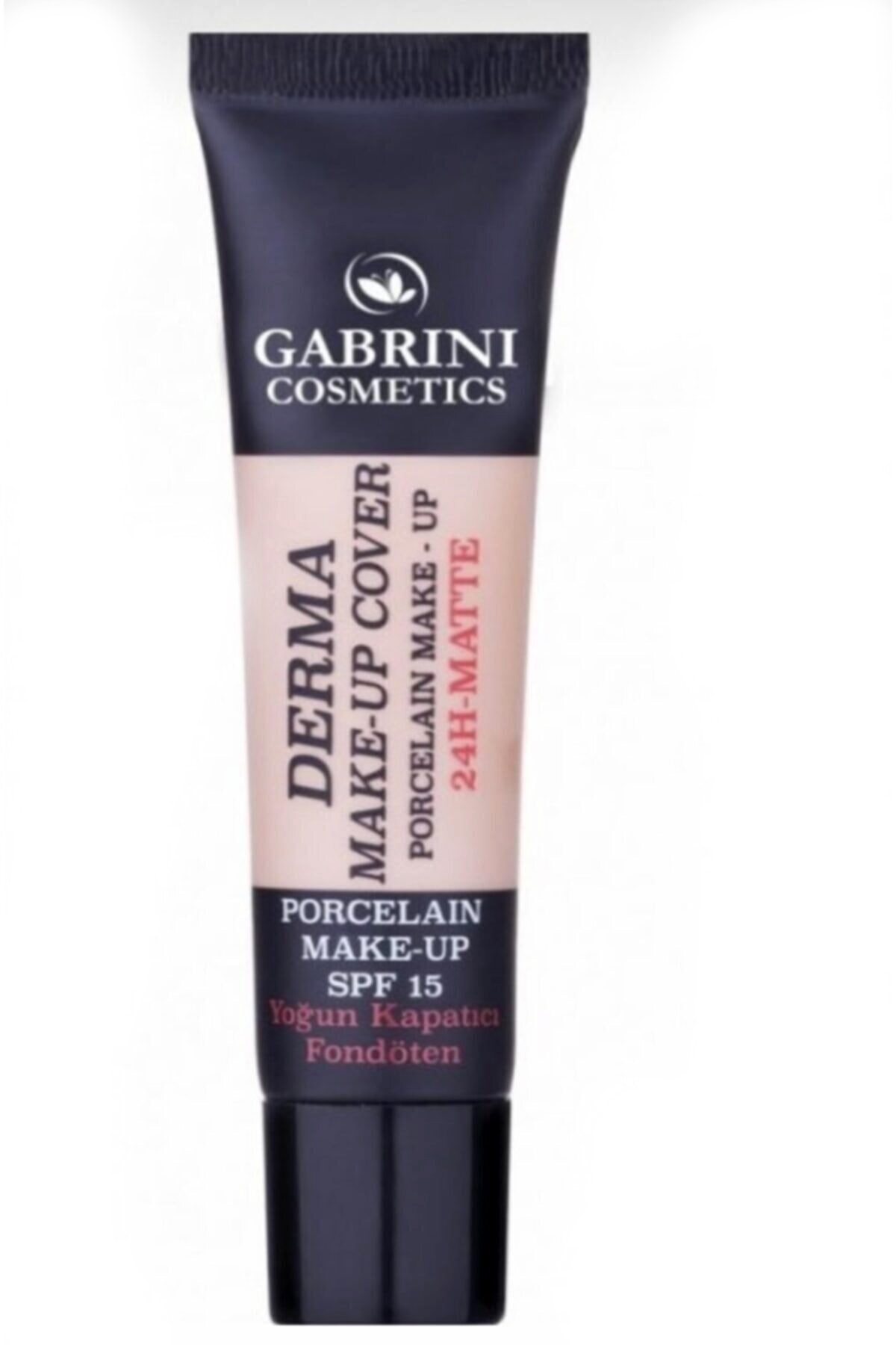 Gabrini Derma 24h Matte Porselen Yoğun Kapatıcı Make-up Cover No: 103 Esmer Ten