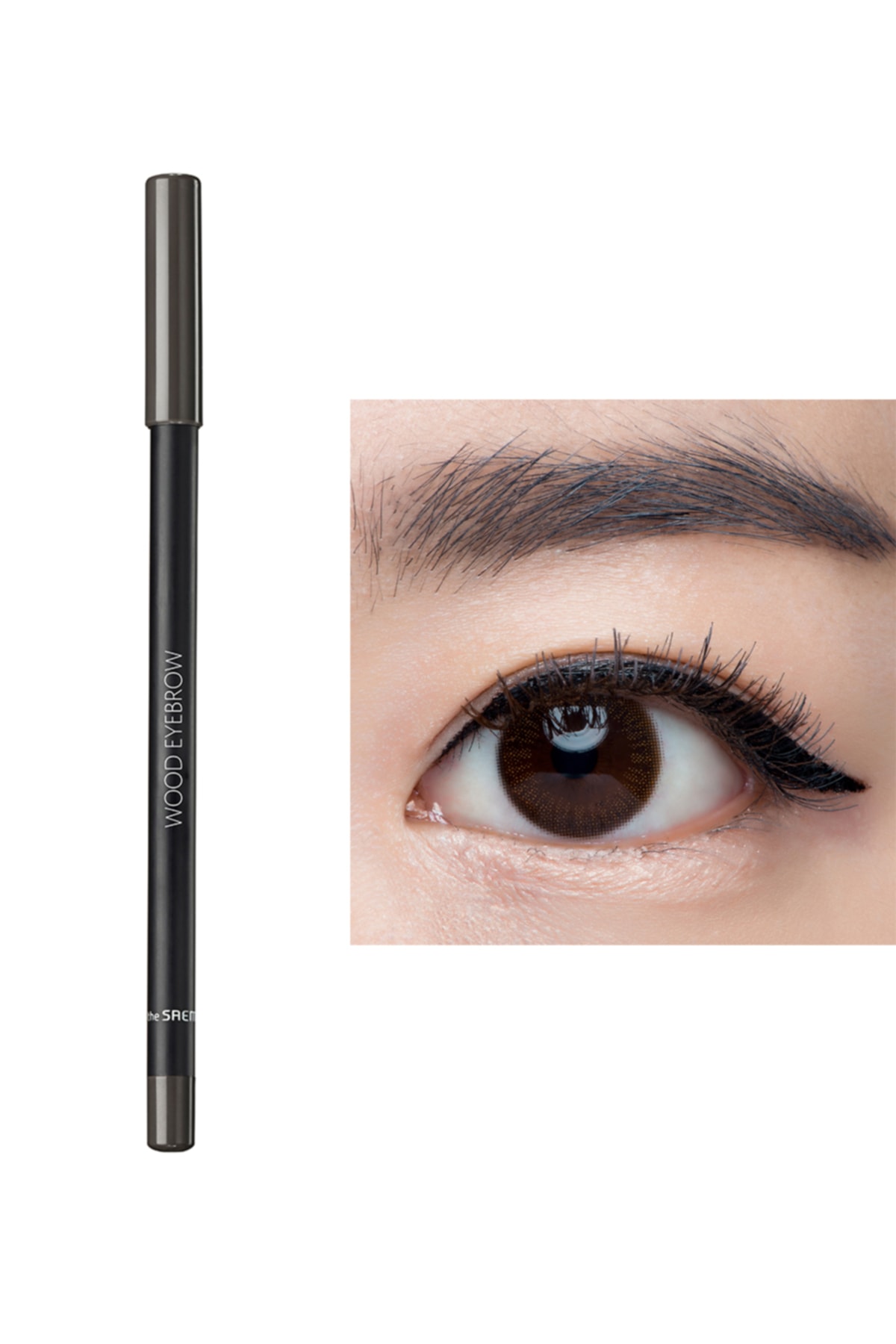 THE SAEM Doğal Görünüm Sunan Kaş Kalemi - Saemmul Wood Eyebrow - Gray Brown (VİONİNE)