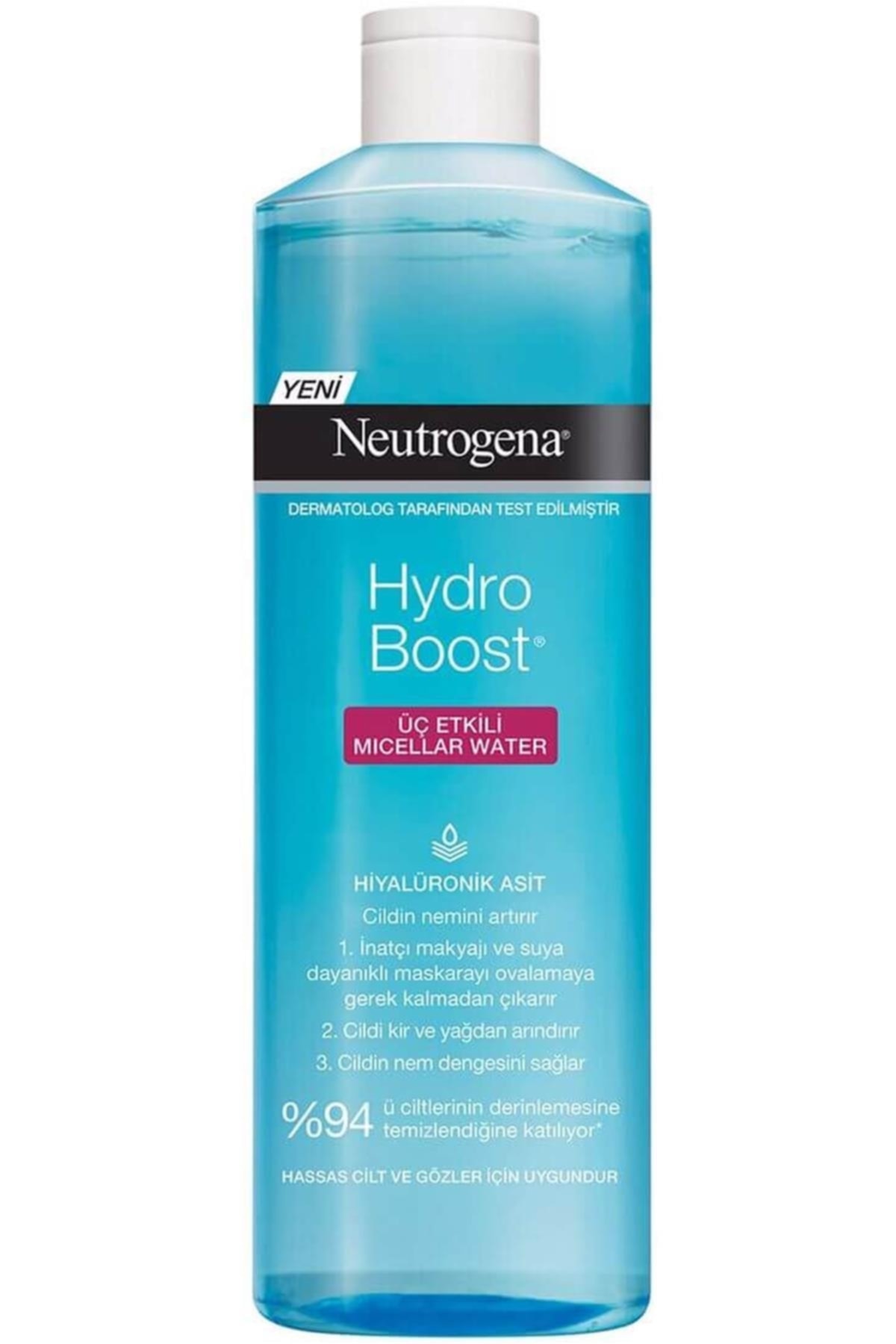 Neutrogena Marka: Makyaj Temizleme Suyu Hydroboost 400 Ml Kategori: Makyaj Temizleyici