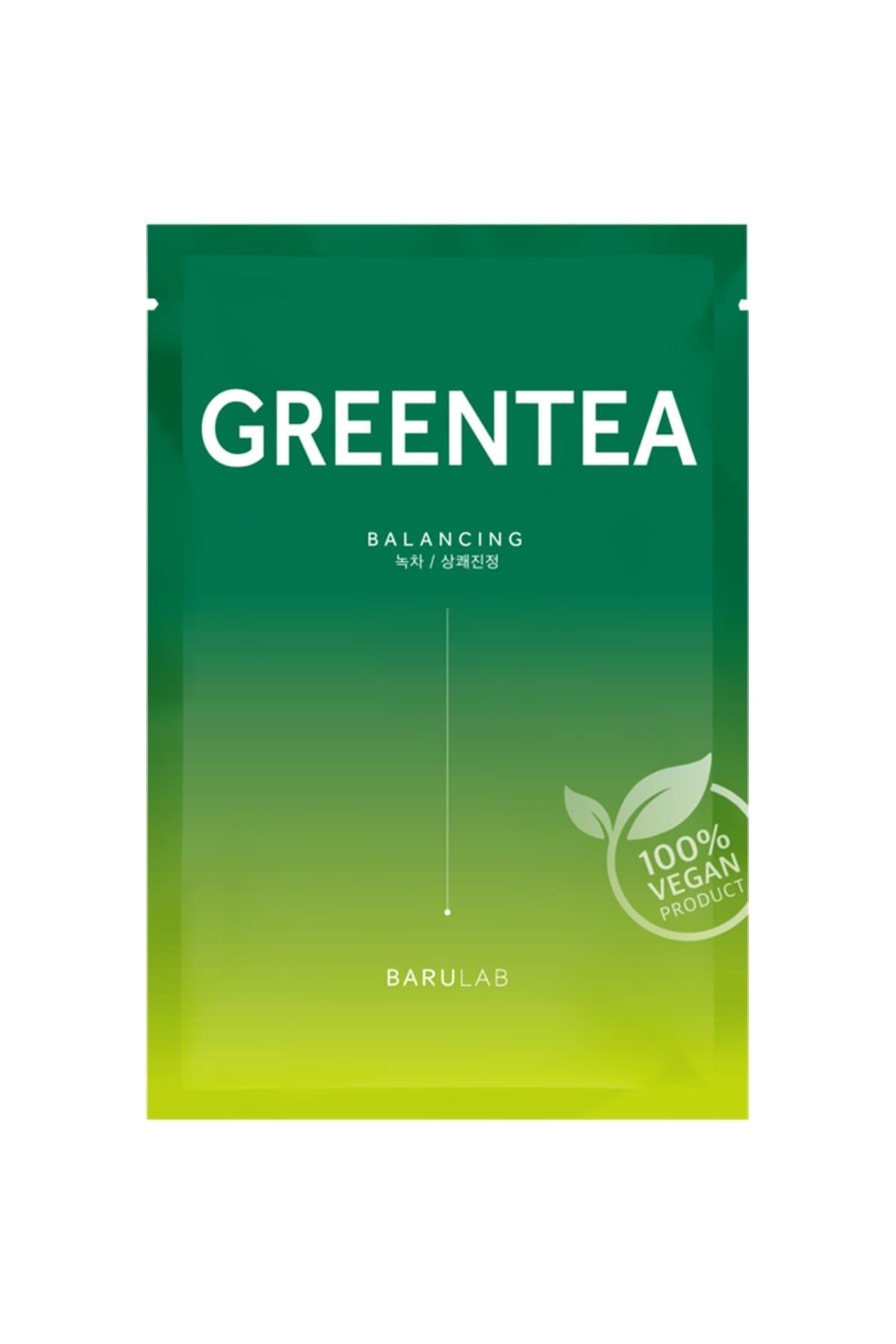 Barulab The Clean Vegan Green Tea Mask - Yeşil Çaylı Yağ Dengeleyici Maske 23gr