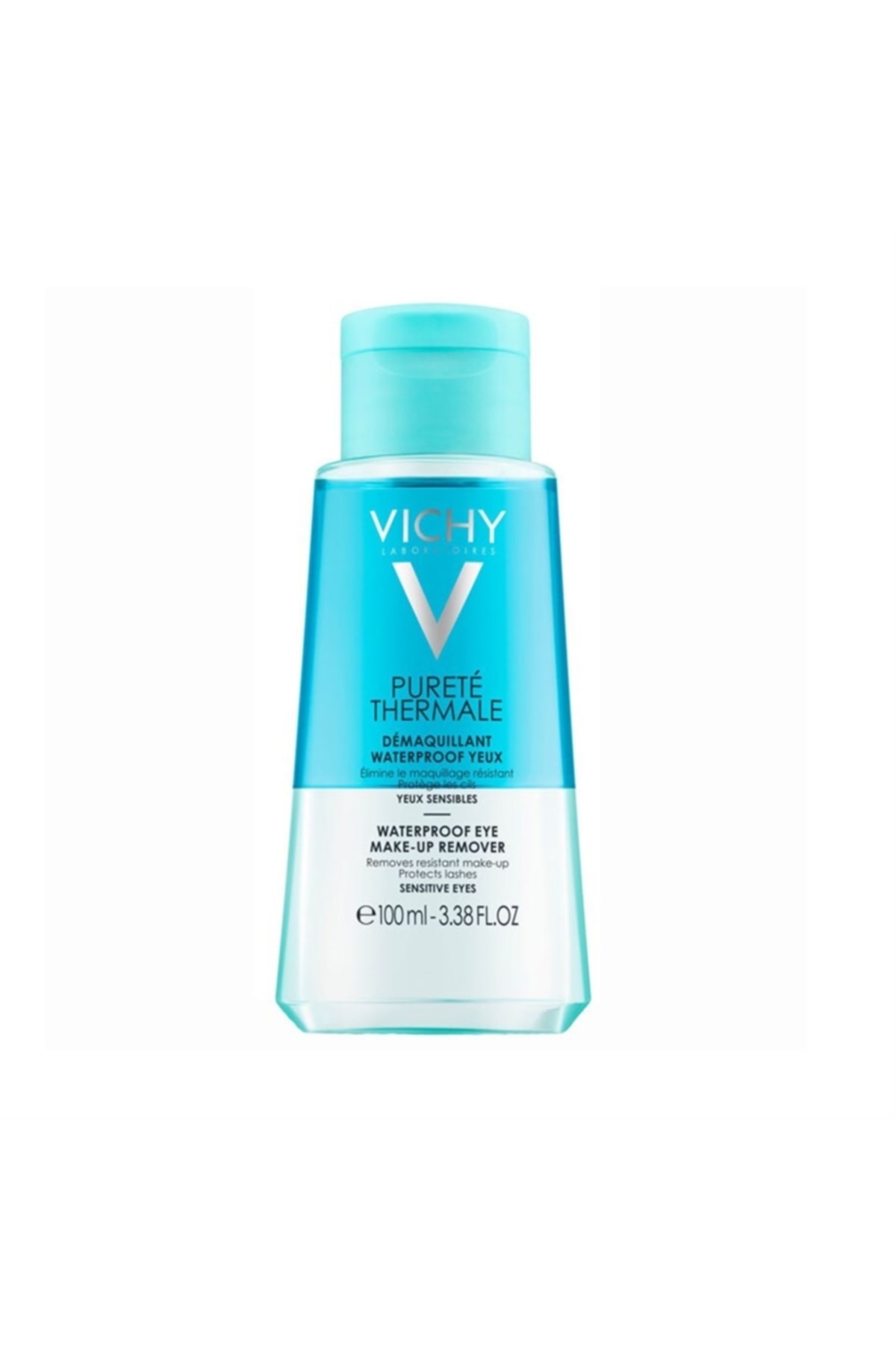 Vichy Purete Thermal - Hassas Gözler İçin Parfüm İçermeyen Çift Fazlı Göz Makyaj Temizleyicisi 100 ml