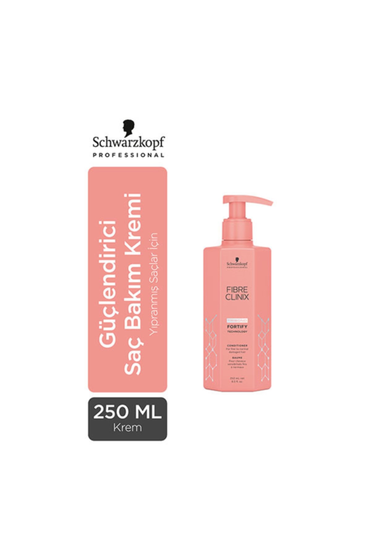 Schwarzkopf Fibre Clinix Fortify Güçlendirici Saç Bakım Kremi 250ml