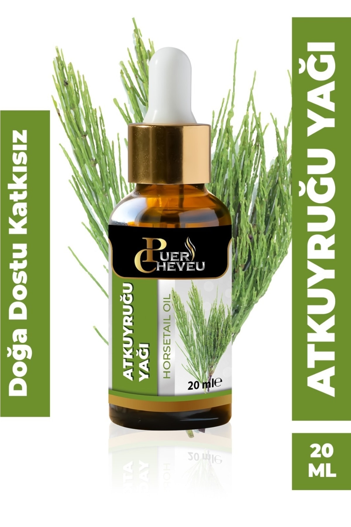 puer cheveu At Kuyruğu Yağı Hızlı Saç Uzatan Saf Katkısız 20 ml