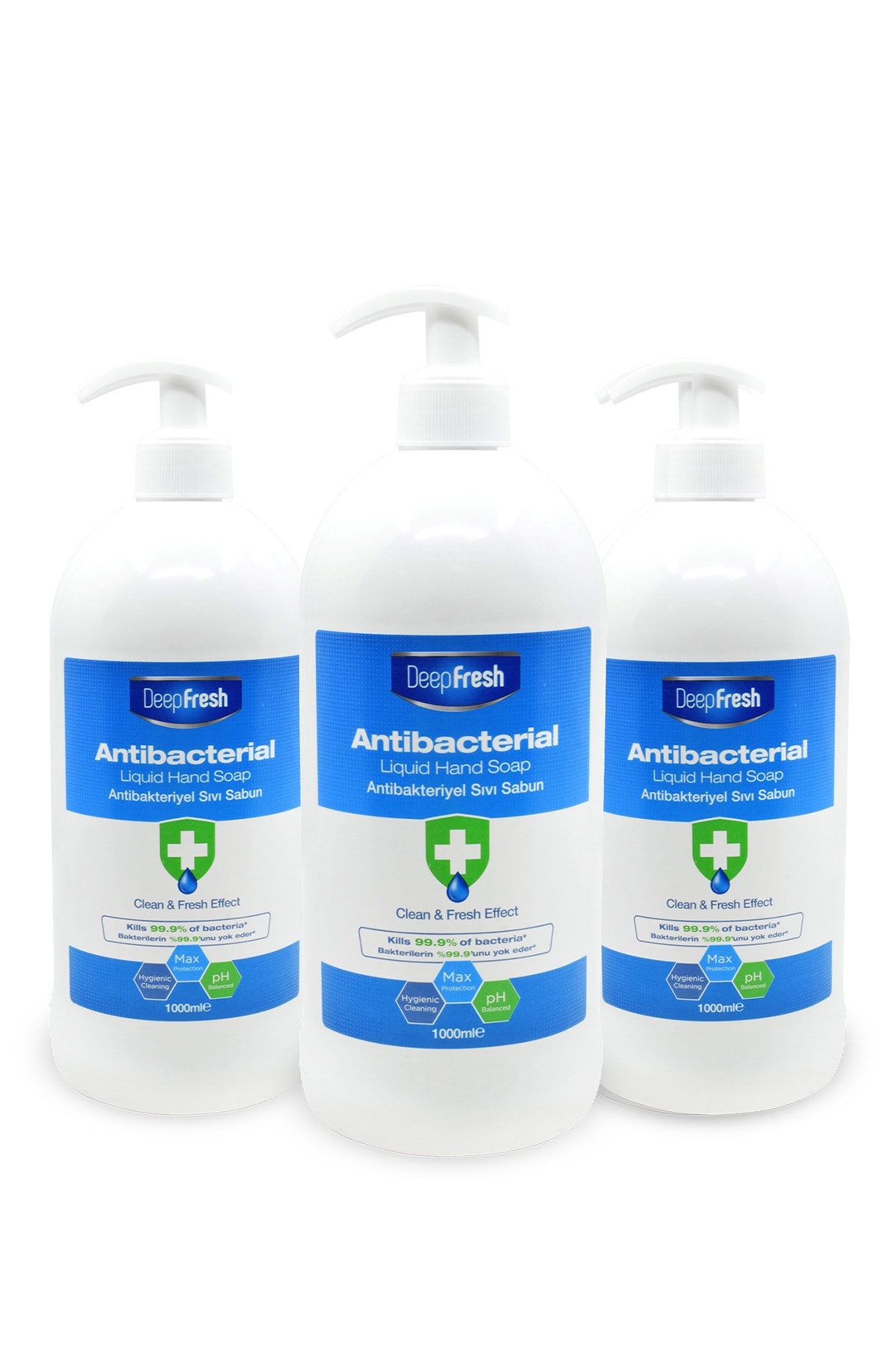 Deep Fresh Antibakteriyel Sıvı Sabun 3 X 1000 ml